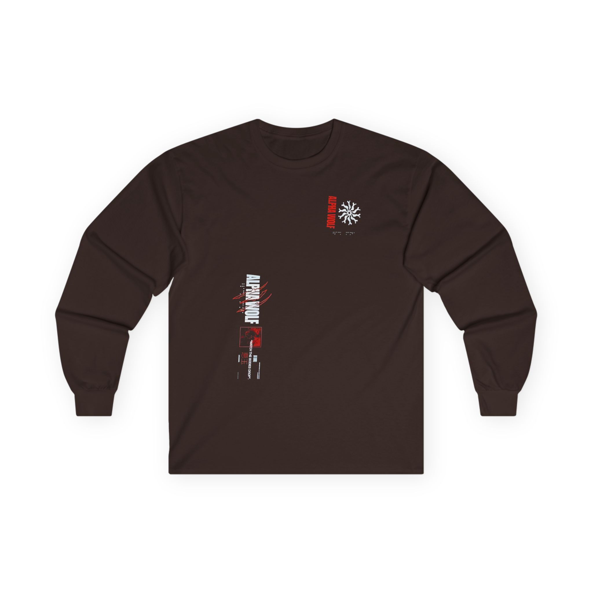 Alpha Wolf Akudama Unisex Ultra Cotton Long Sleeve Tee - Image 3