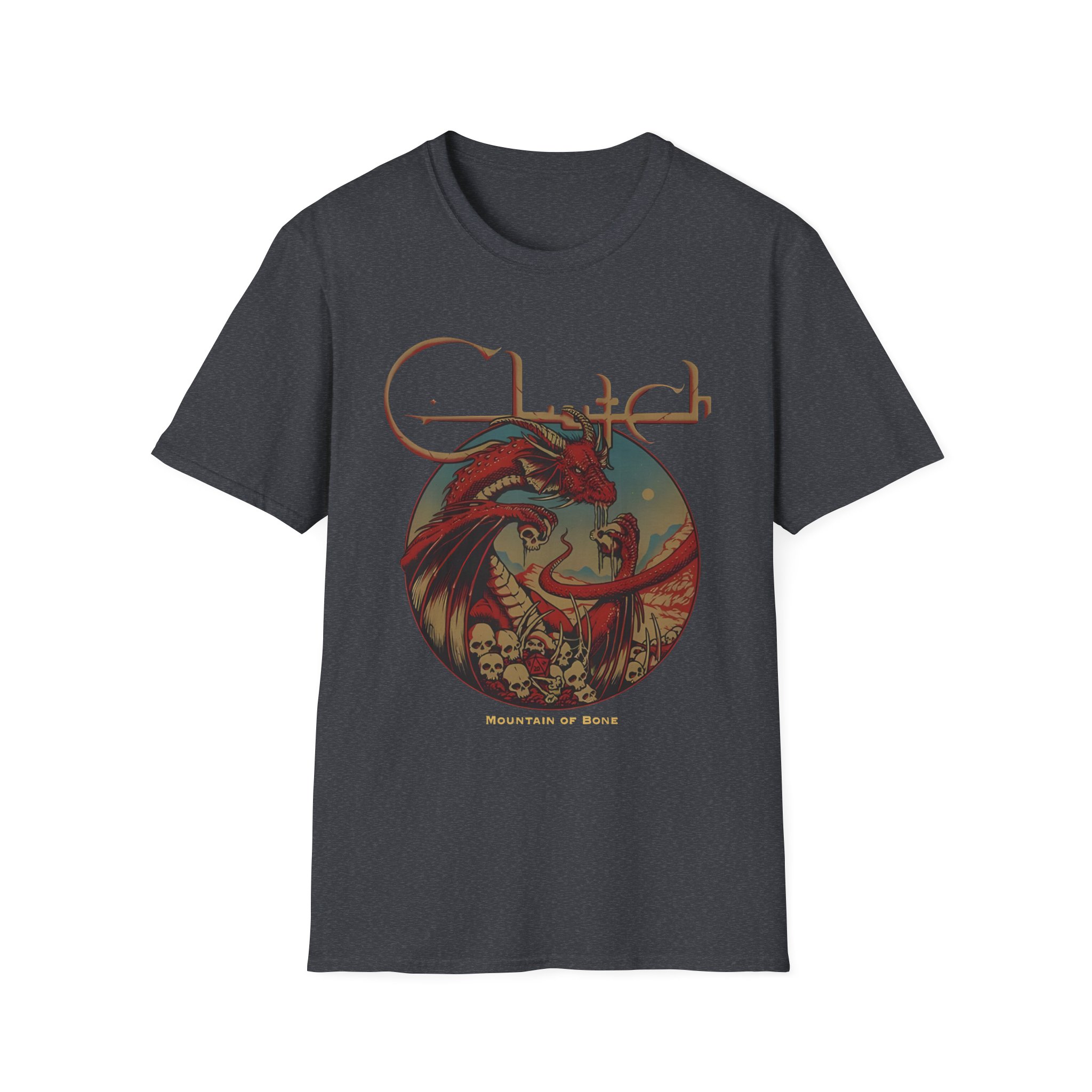 Clutch Mountain Of Bone Unisex Softstyle T-Shirt - Image 9