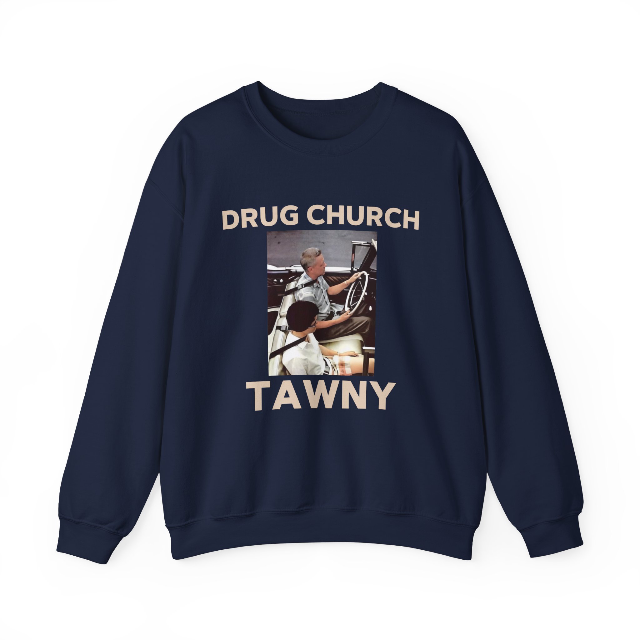 Drug Church Tawny Unisex Heavy Blend™ Crewneck Sweatshirt - Image 11