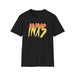 Inxs Listen Like Thieves Brush Logo Unisex Softstyle T-Shirt