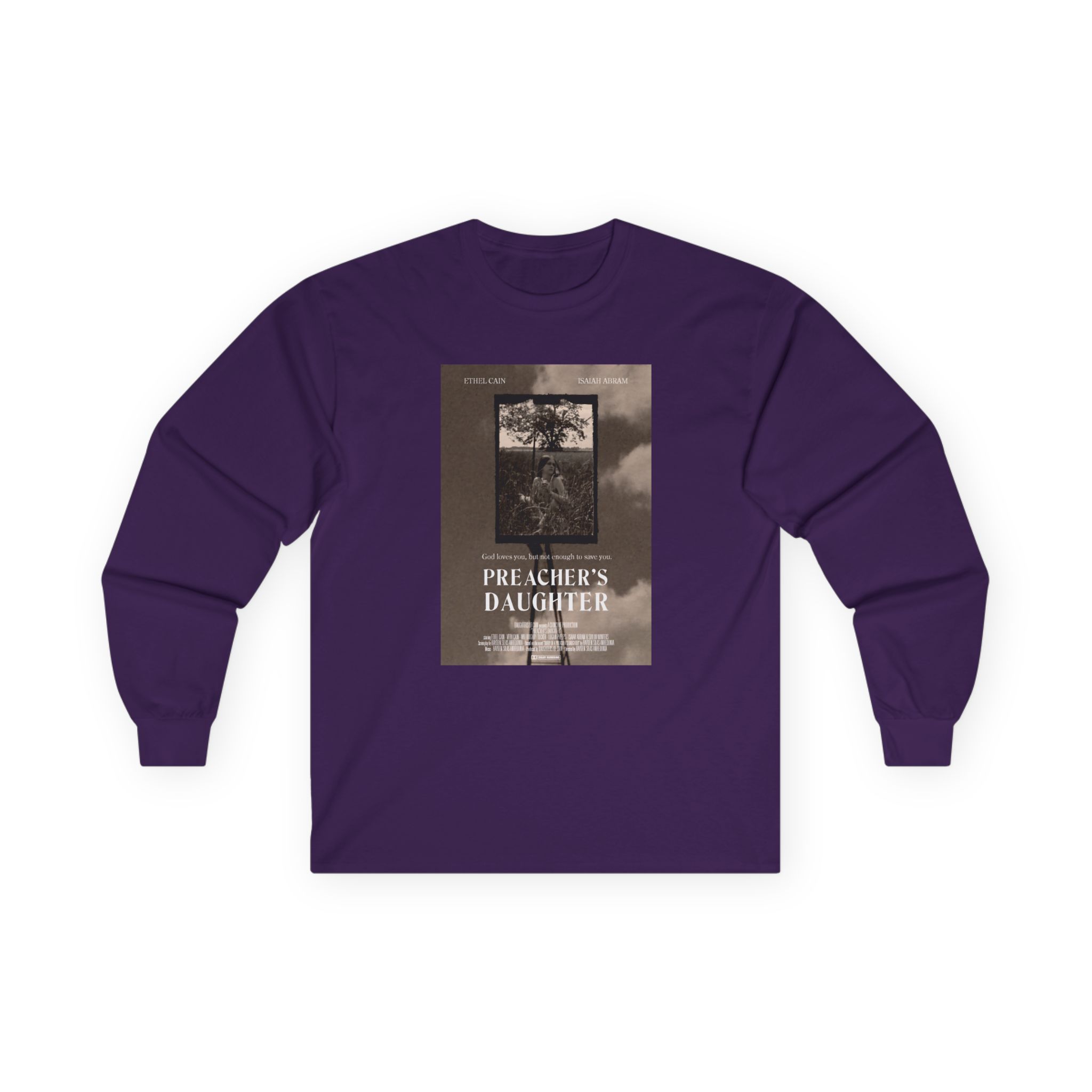 Ethel Cain Preacher's Daughter Movie Poster Unisex Ultra Cotton Long Sleeve Tee - Image 23