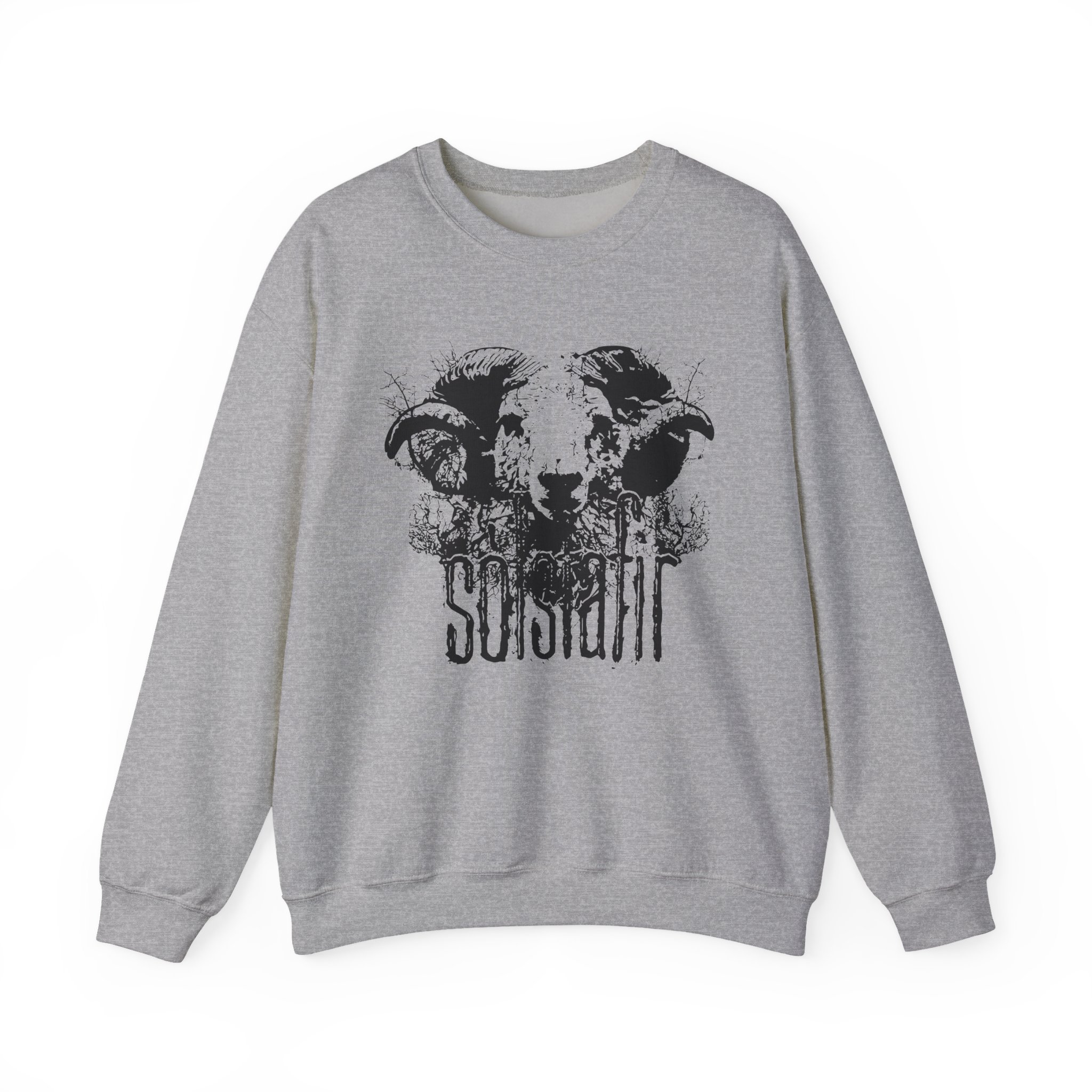 Solstafir Ram Olive Unisex Heavy Blend™ Crewneck Sweatshirt - Image 9