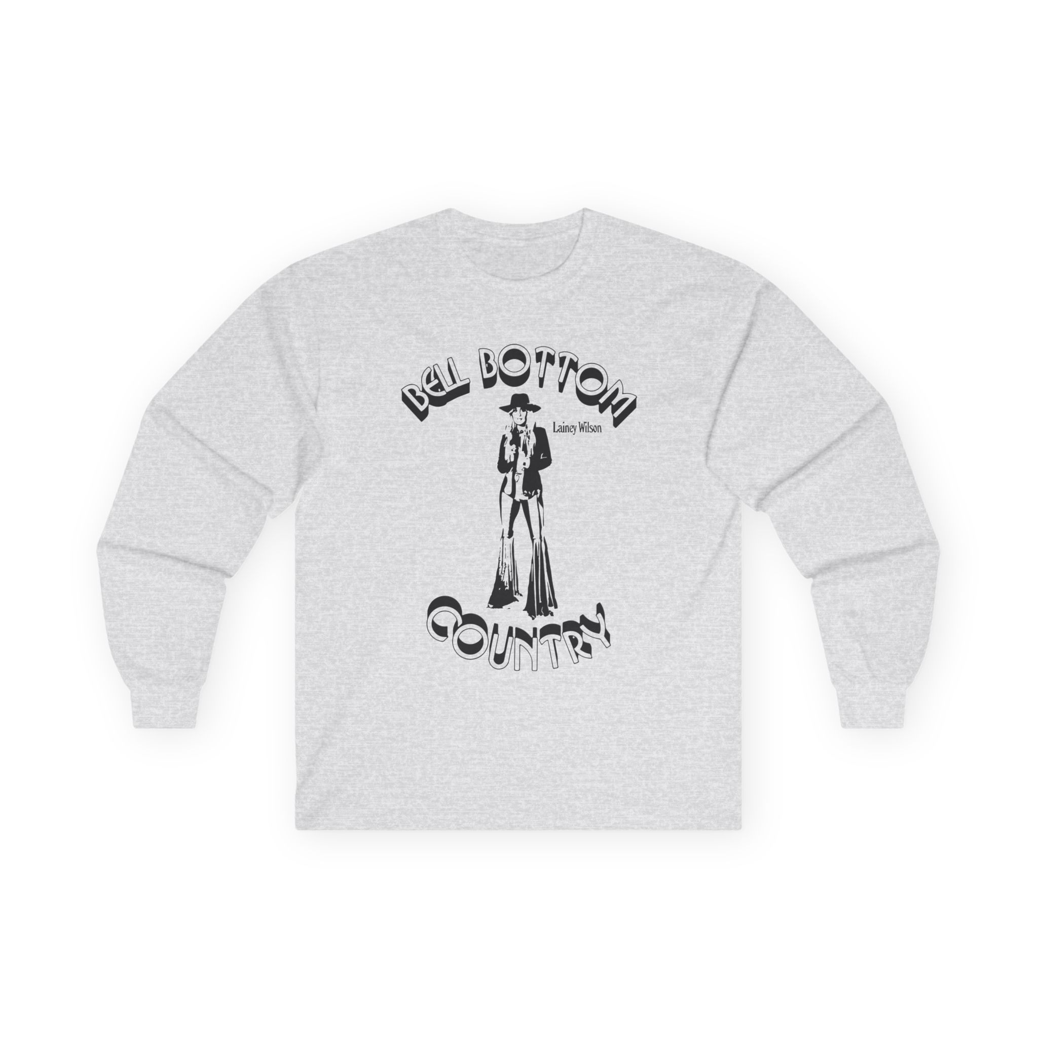 Lainey Wilson Bell Bottom Country Unisex Ultra Cotton Long Sleeve Tee - Image 3