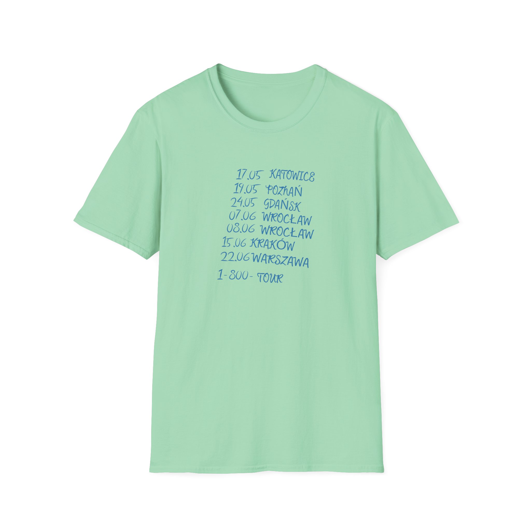 Taco Hemingway 1-800-tour Unisex Softstyle T-Shirt - Image 9