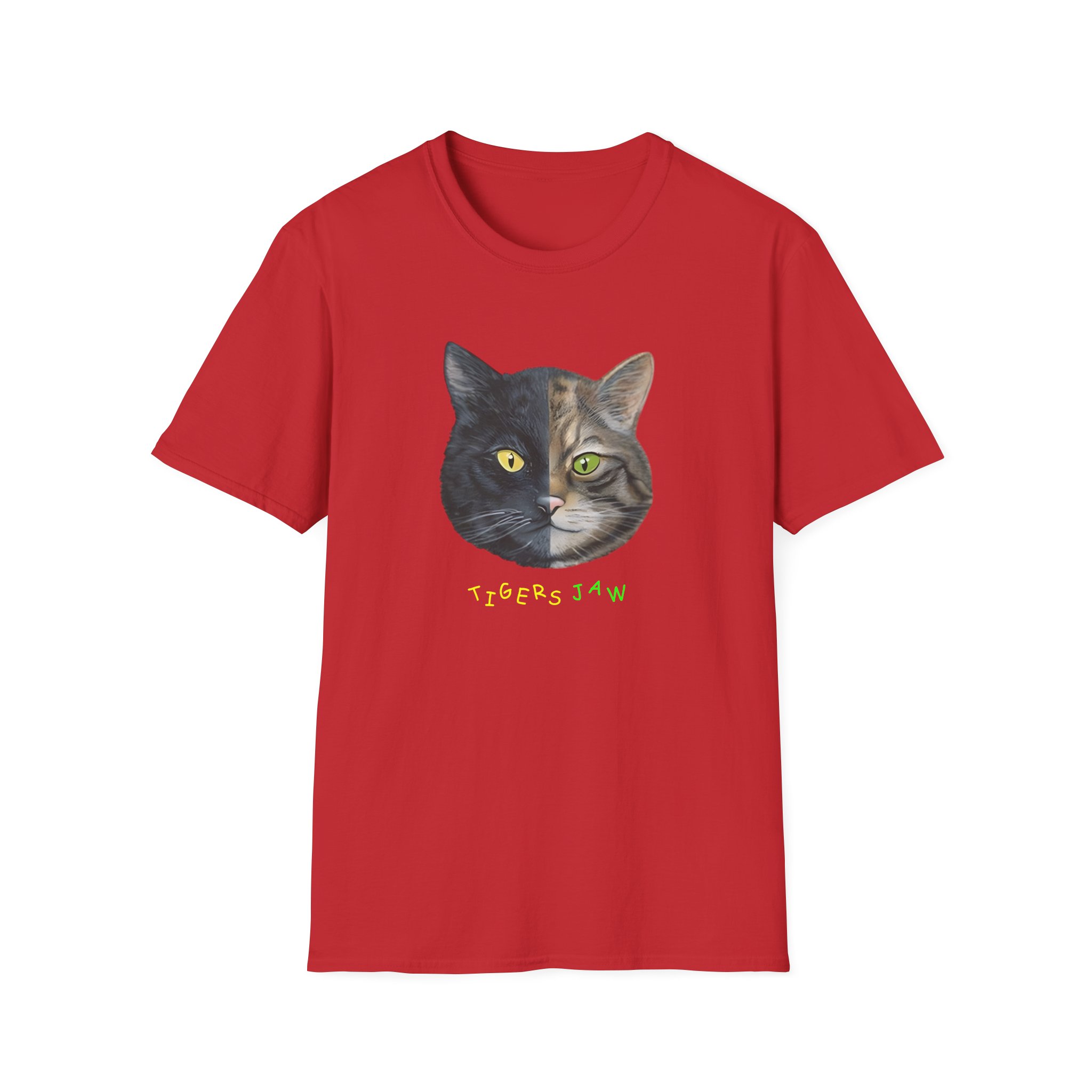 Tigers Jaw Cat Unisex Softstyle T-Shirt - Image 25