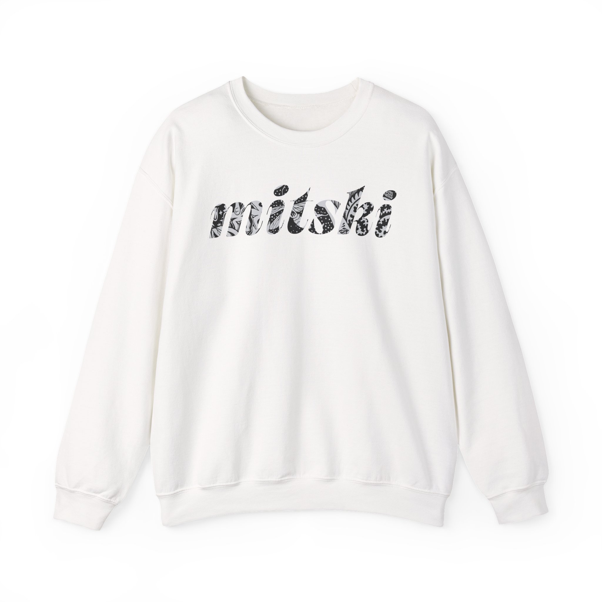 Mitski Flower Logo Unisex Heavy Blend™ Crewneck Sweatshirt - Image 3