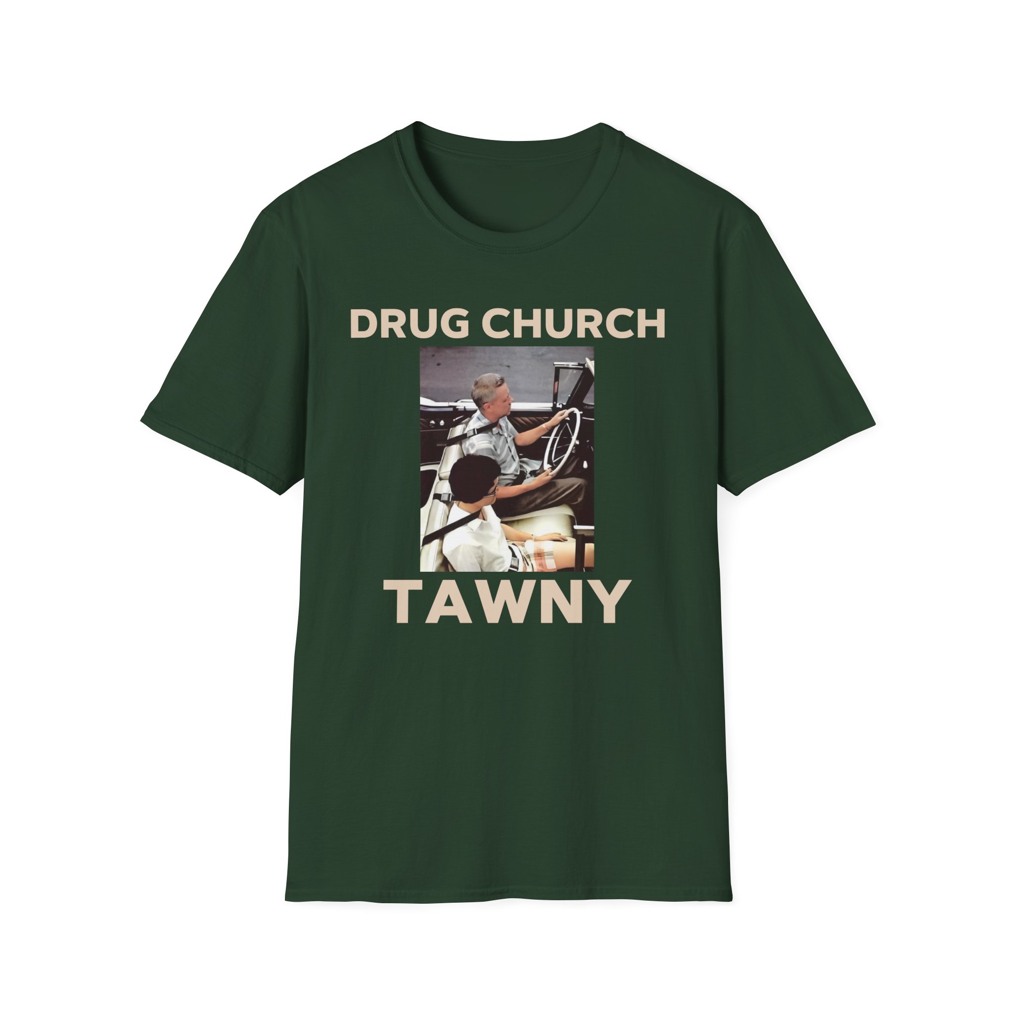 Drug Church Tawny Unisex Softstyle T-Shirt - Image 9