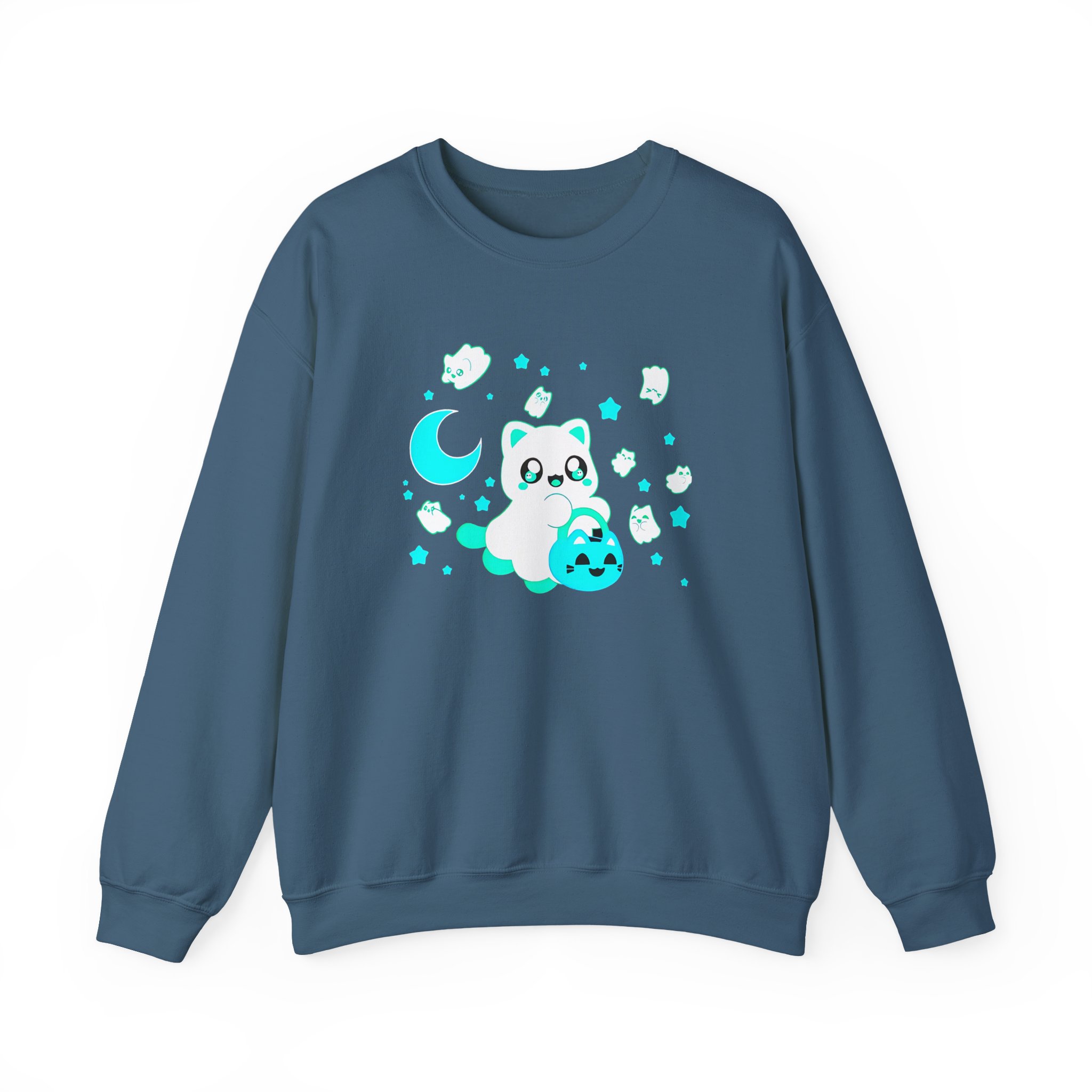 Aphmau Ghost Cat Unisex Heavy Blend™ Crewneck Sweatshirt - Image 11