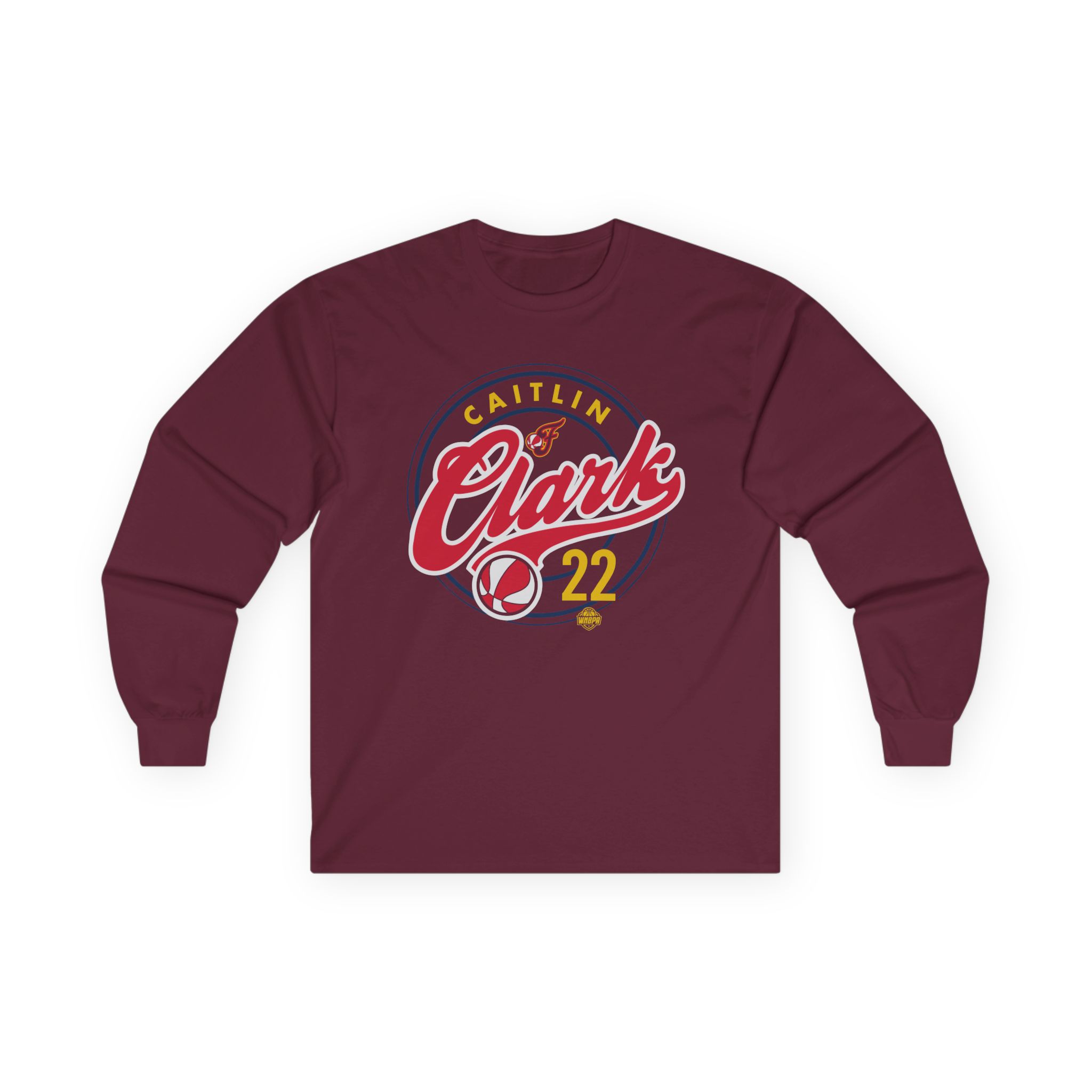 Caitlin Clark Stadium Essentials Navy Runaway Unisex Ultra Cotton Long Sleeve Tee - Image 3
