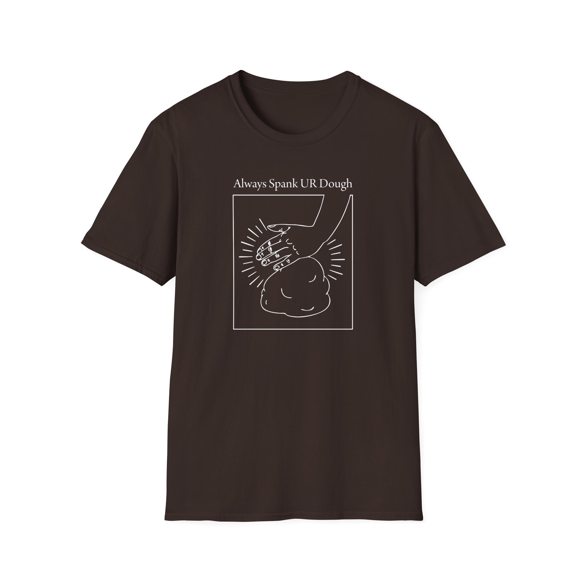 Joshua Weissman Always Spank Ur Dough Unisex Softstyle T-Shirt - Image 5