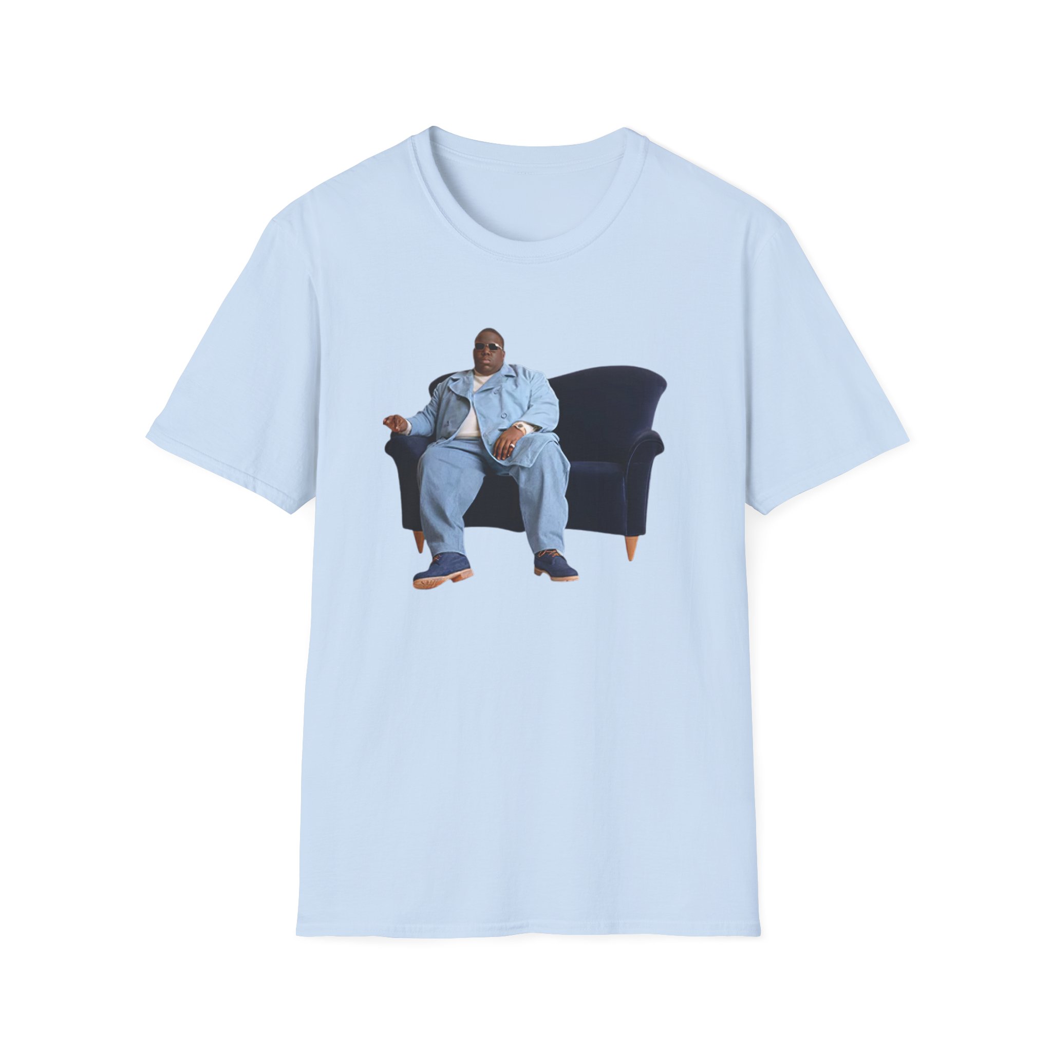 Biggie Smalls Couch Photo Unisex Softstyle T-Shirt