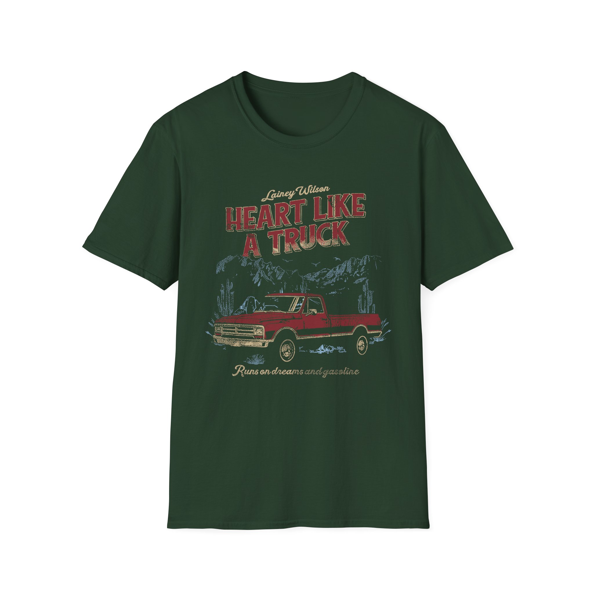 Lainey Wilson Heart Like a Truck Unisex Softstyle T-Shirt - Image 7