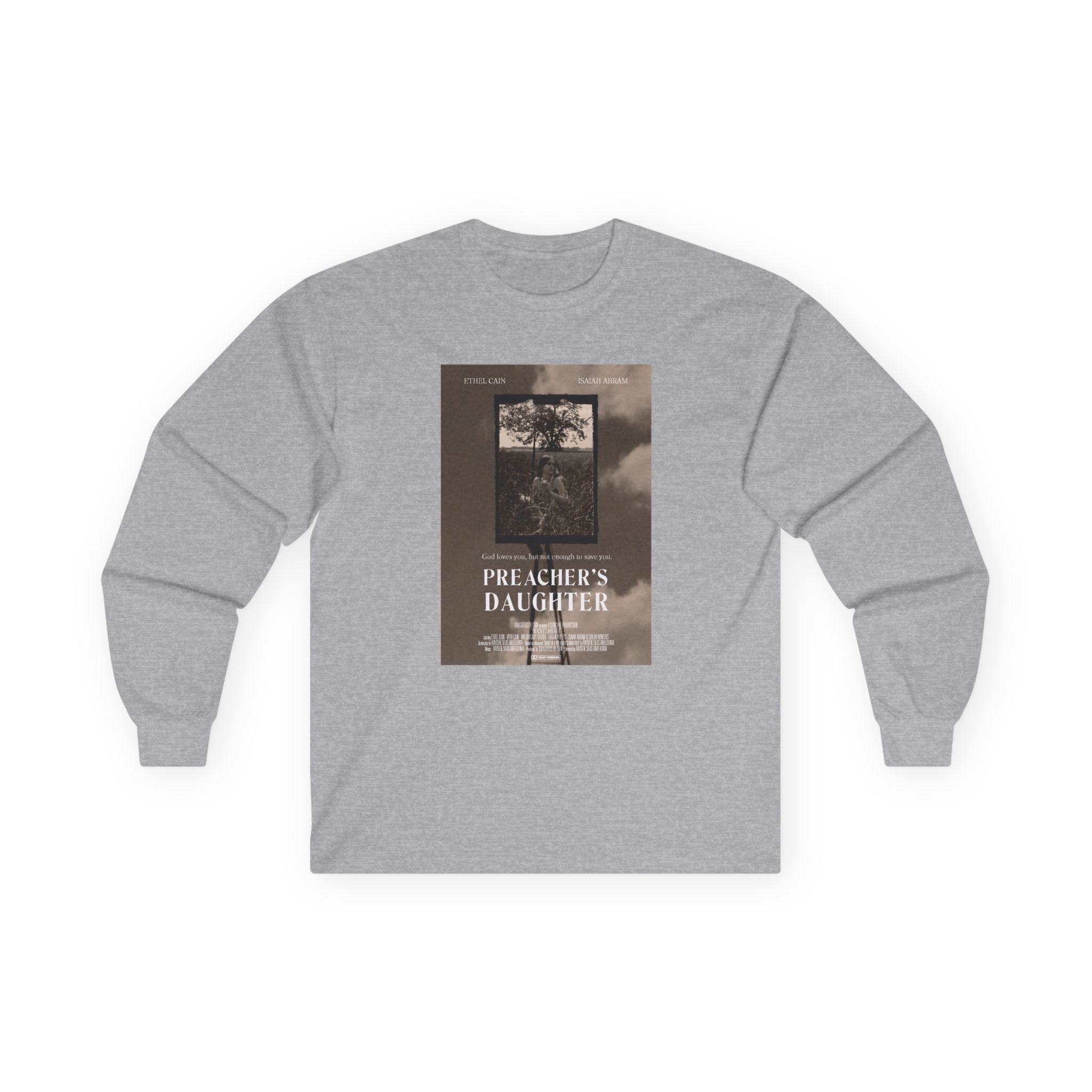 Ethel Cain Preacher's Daughter Movie Poster Unisex Ultra Cotton Long Sleeve Tee - Image 9