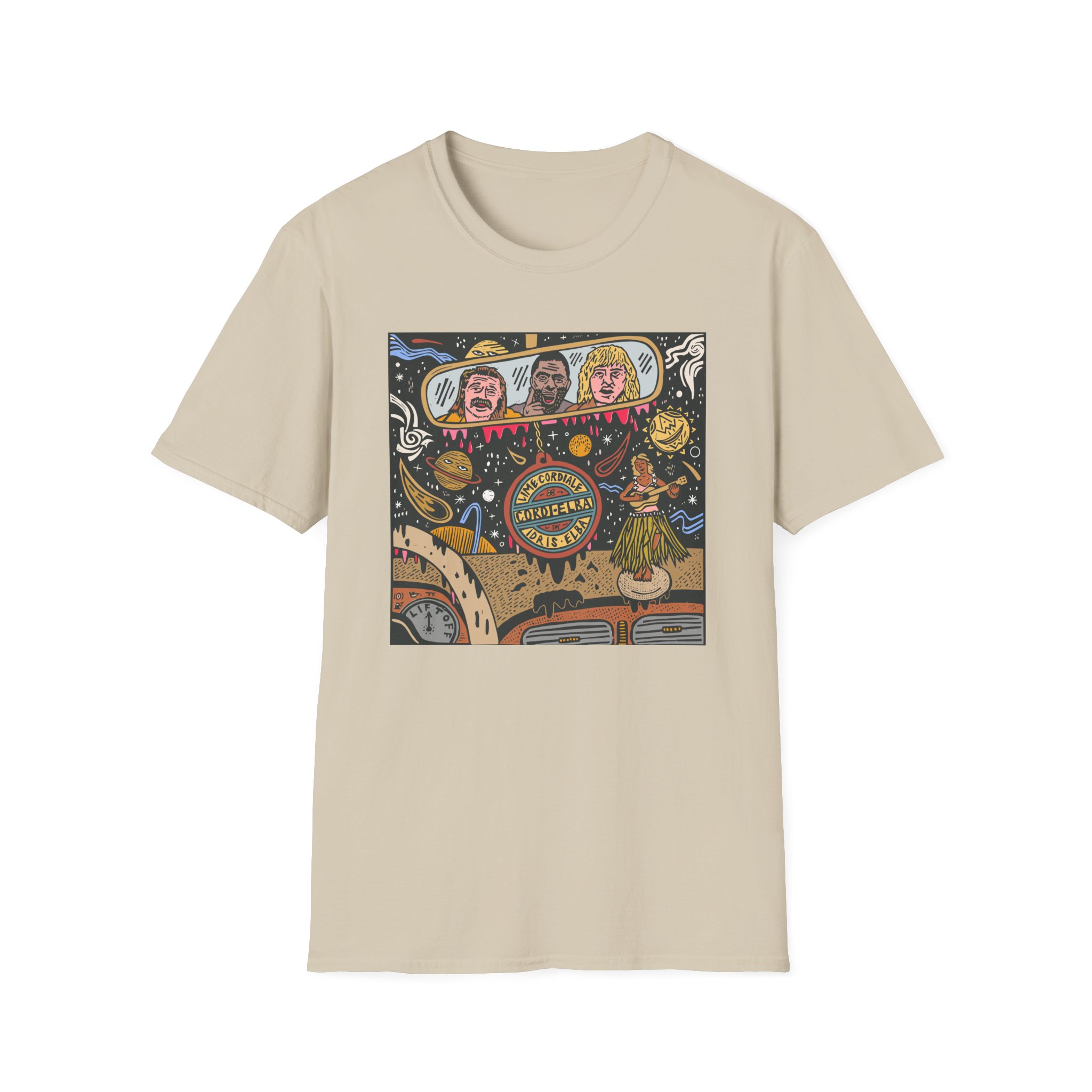 Lime Cordiale Cordi Elba Unisex Softstyle T-Shirt - Image 3