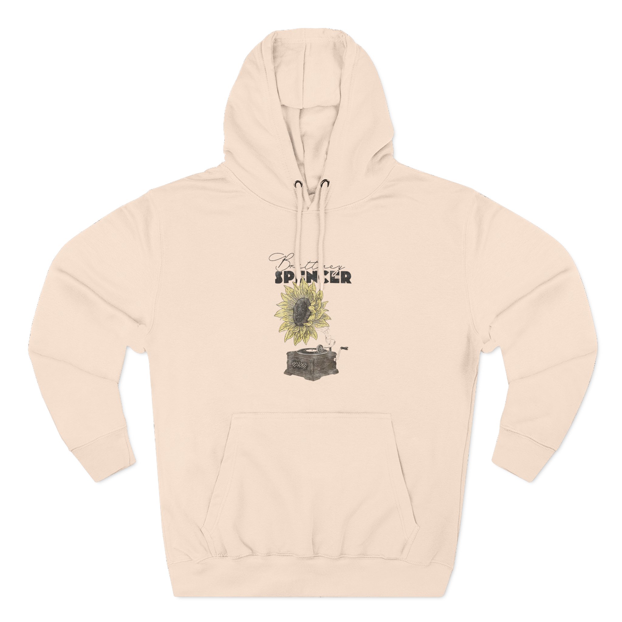 Manhead Sunflower Turntable Three-Panel Fleece Hoodie - Image 7