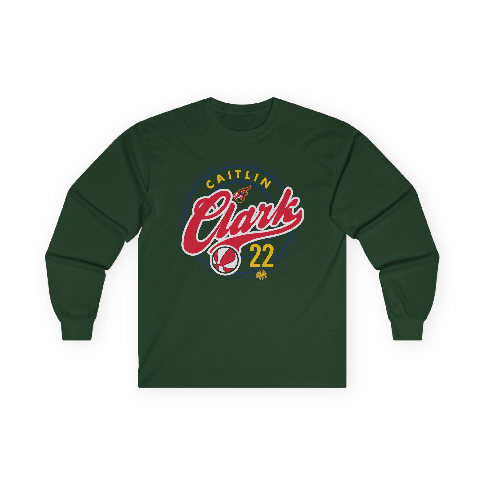 Caitlin Clark Stadium Essentials Navy Runaway Unisex Ultra Cotton Long Sleeve Tee - Image 7