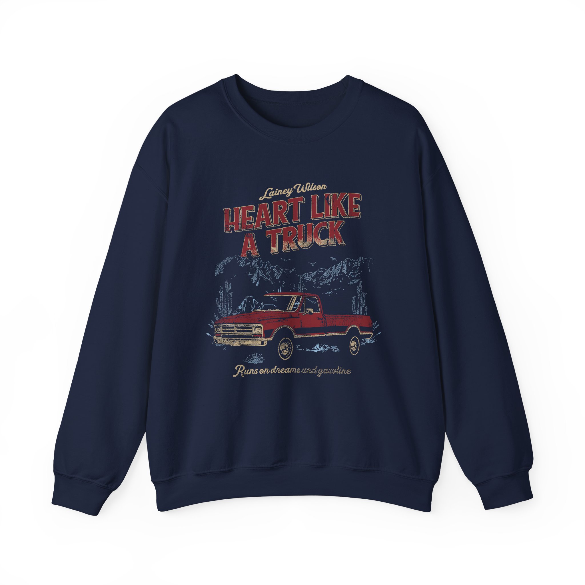 Lainey Wilson Heart Like a Truck Unisex Heavy Blend™ Crewneck Sweatshirt - Image 9