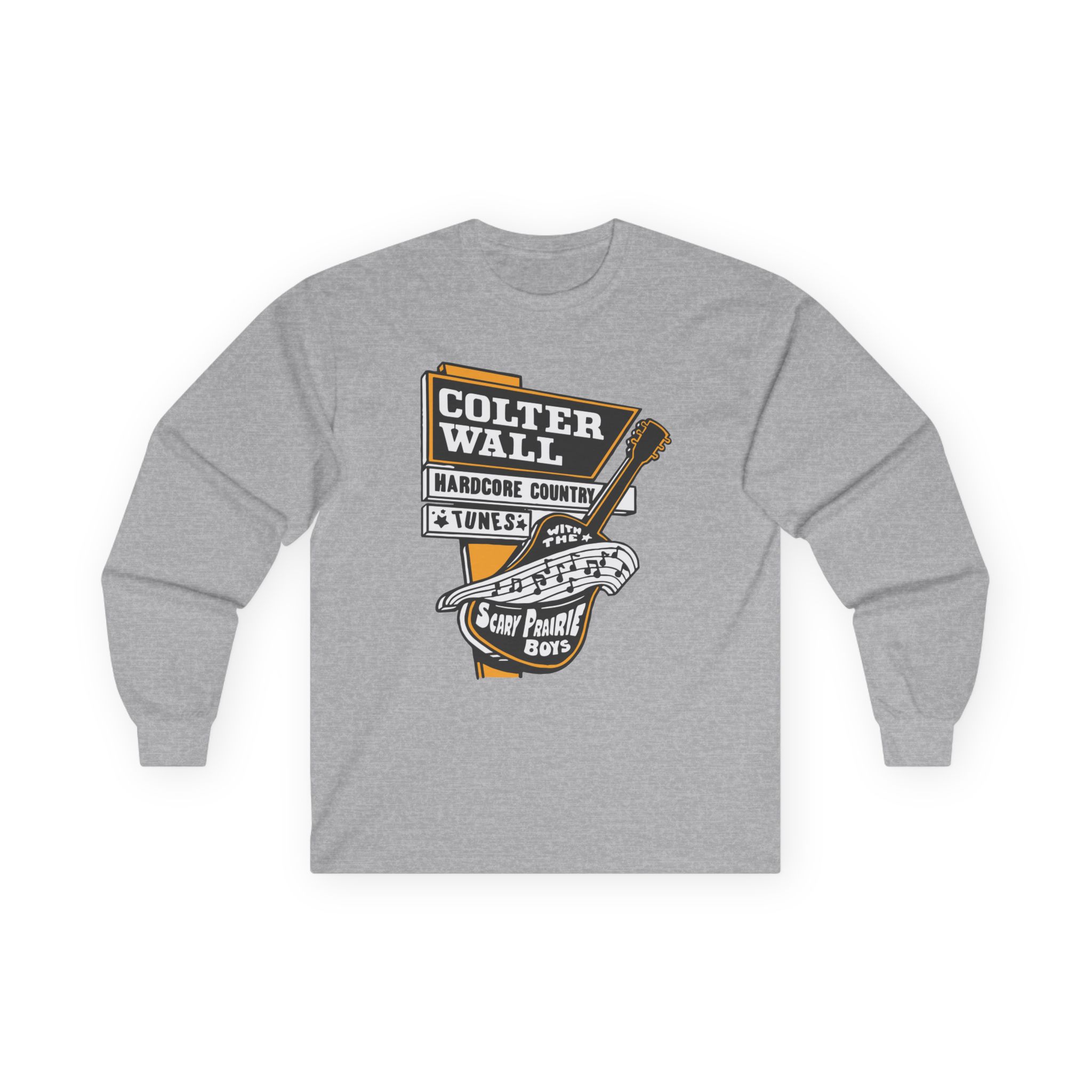 Colter Wall Guitar Sign Unisex Ultra Cotton Long Sleeve Tee - Image 7