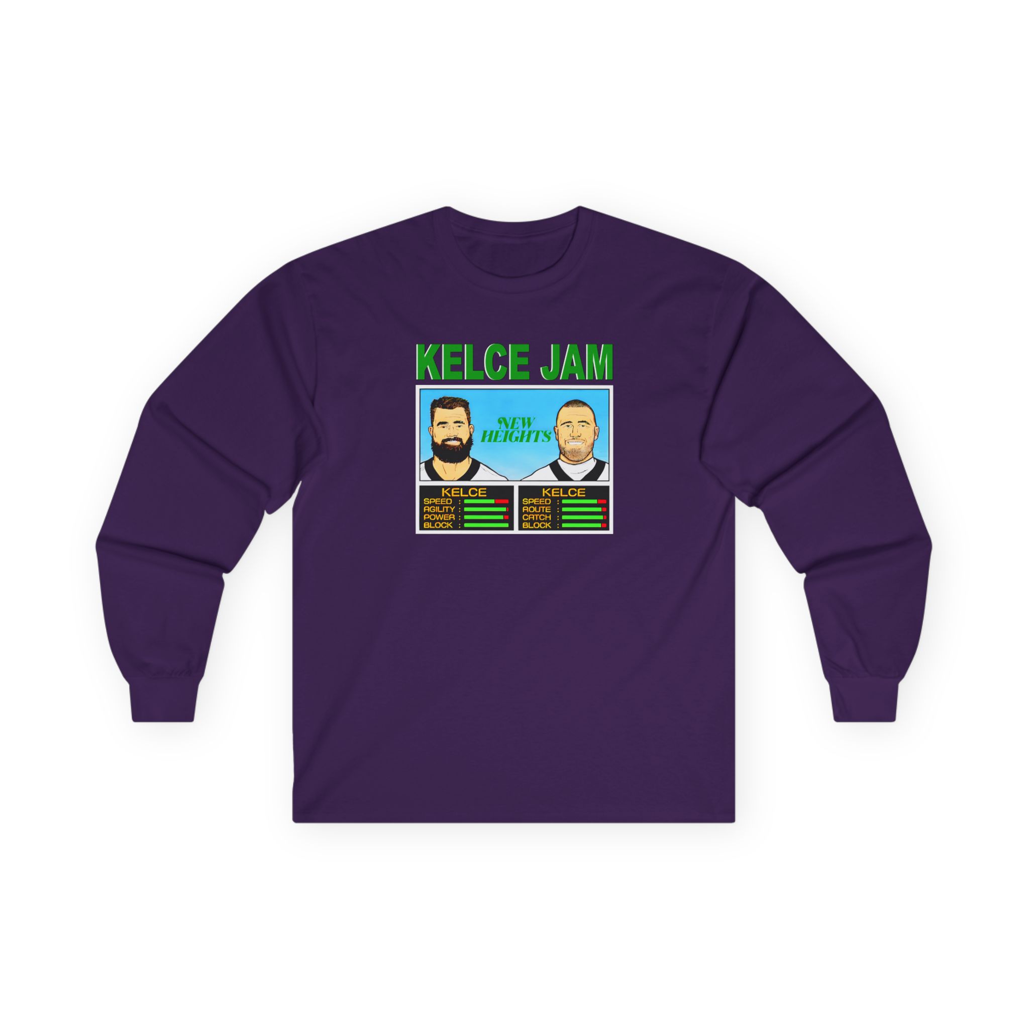 New Heights Kelce Jam Jason And Travis Unisex Ultra Cotton Long Sleeve Tee - Image 23