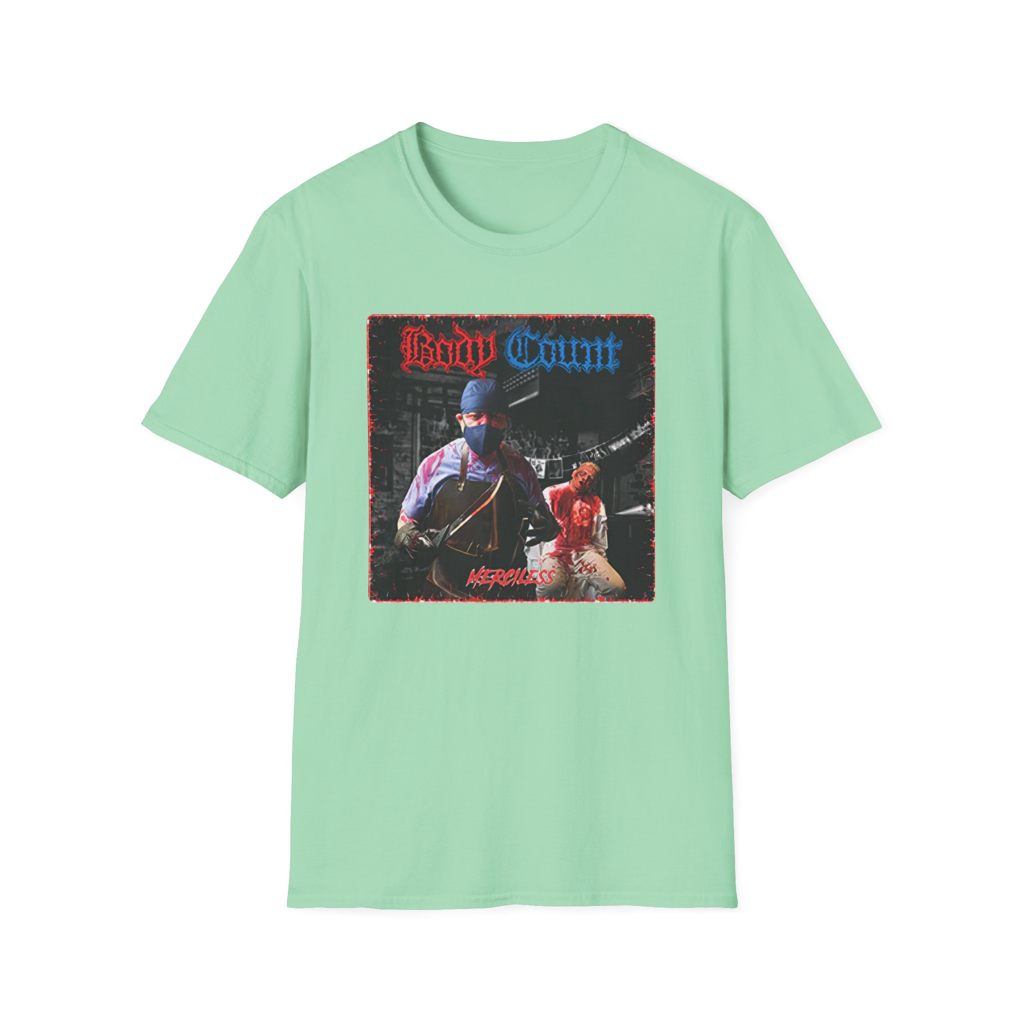 Body Count Merciless Album Unisex Softstyle T-Shirt - Image 15