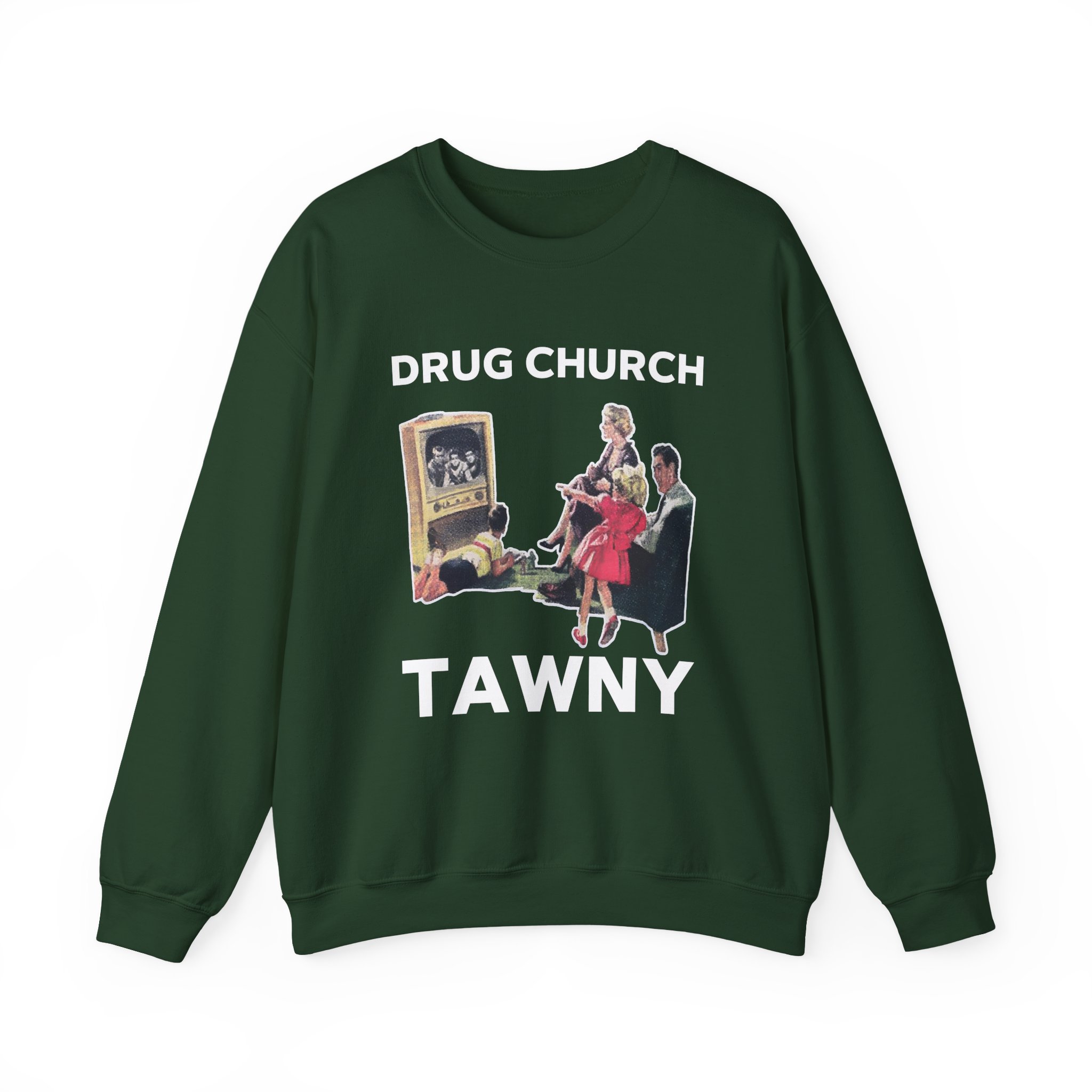Drug Church TV Unisex Heavy Blend™ Crewneck Sweatshirt - Image 9