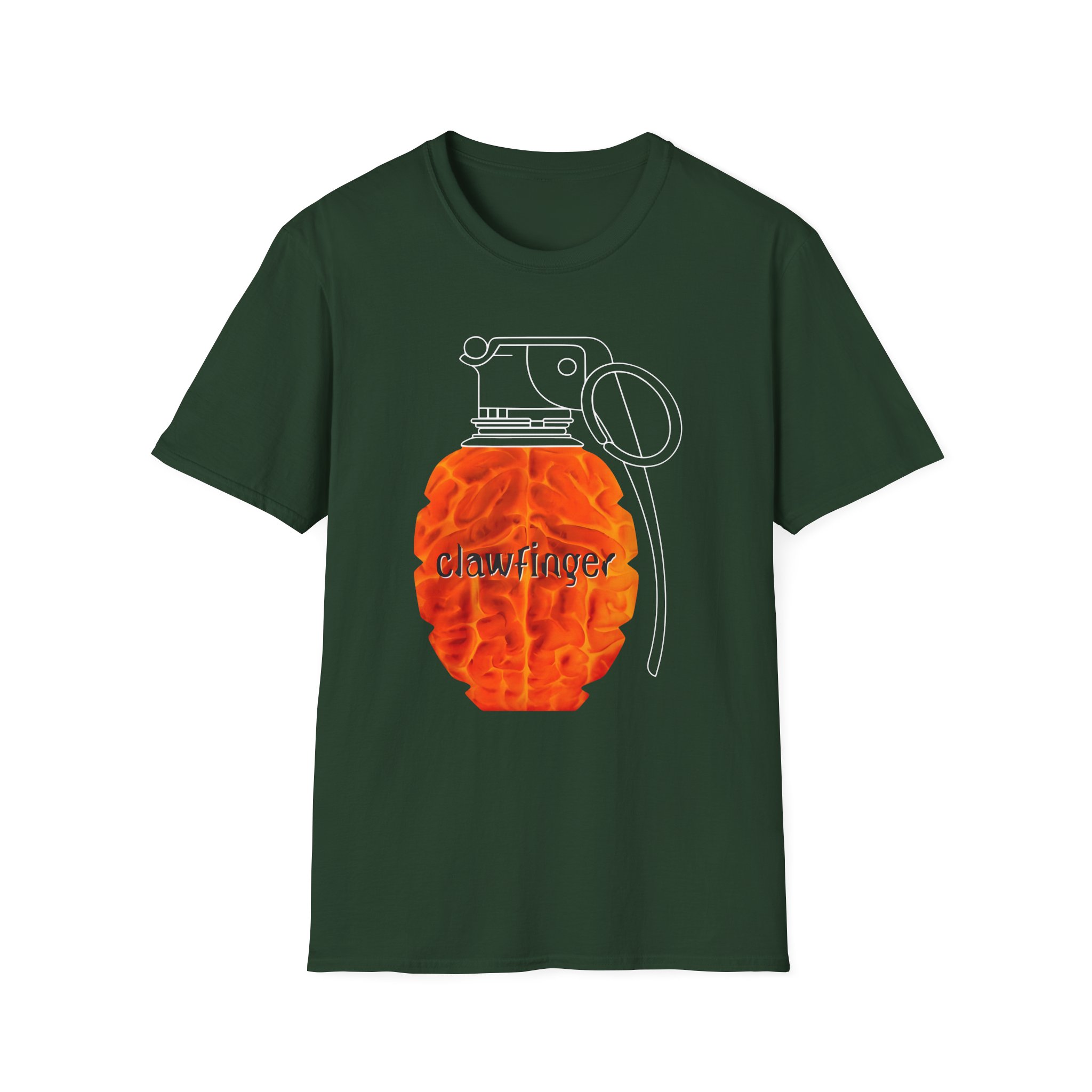 Clawfinger Use Your Brain Unisex Softstyle T-Shirt - Image 7