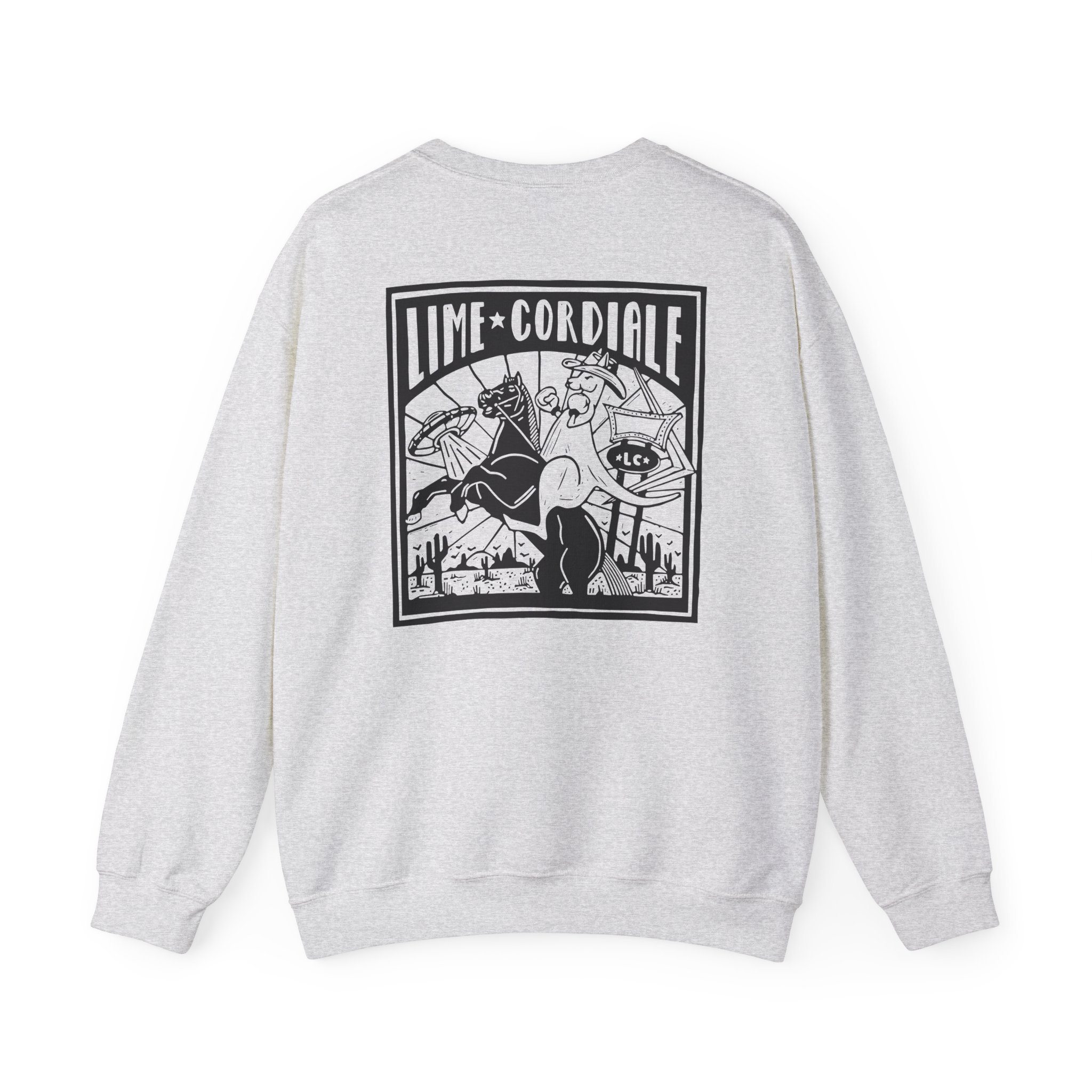 Lime Cordiale Unisex Heavy Blend™ Crewneck Sweatshirt - Image 4