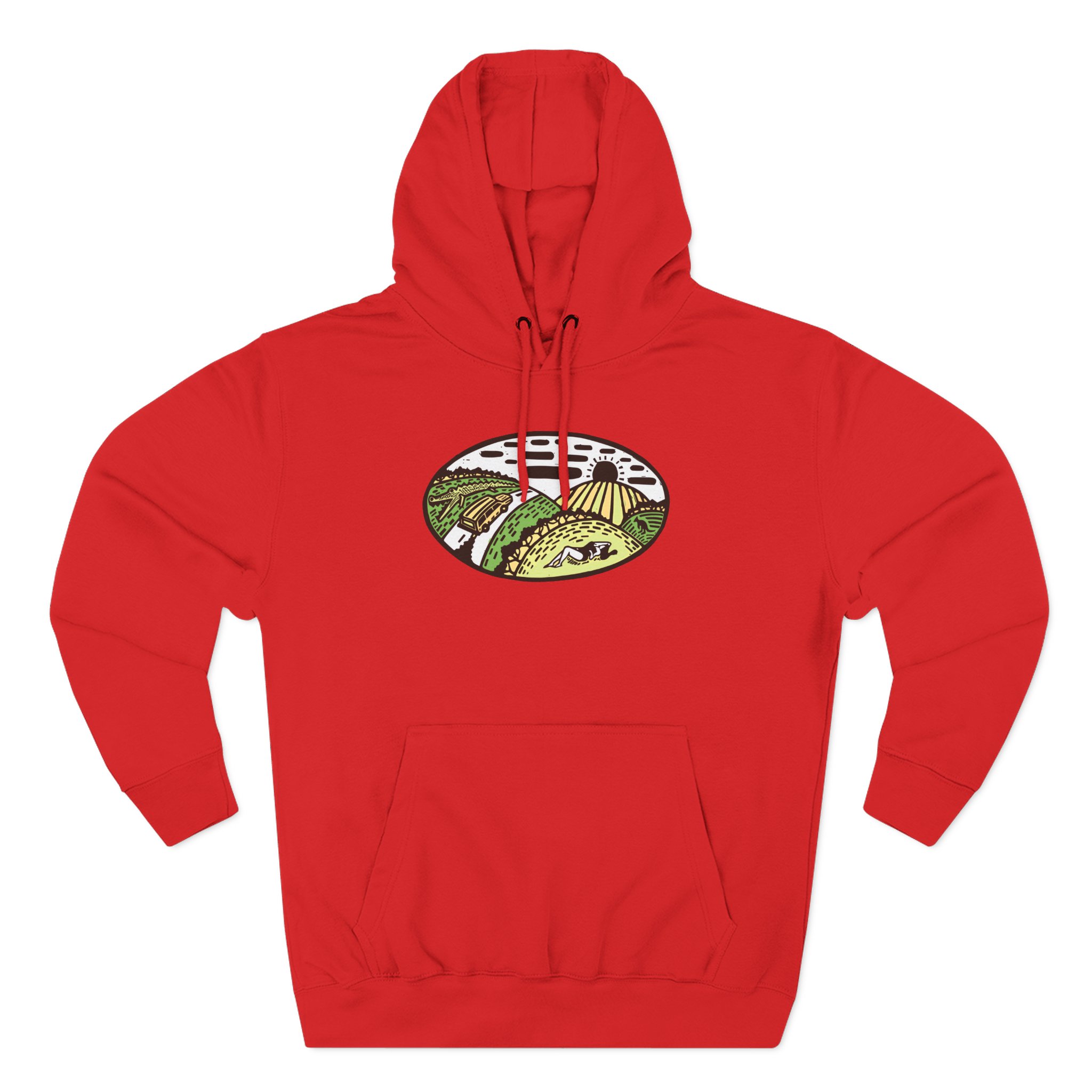 Lime Cordiale EOTST Album Art Three-Panel Fleece Hoodie - Image 15