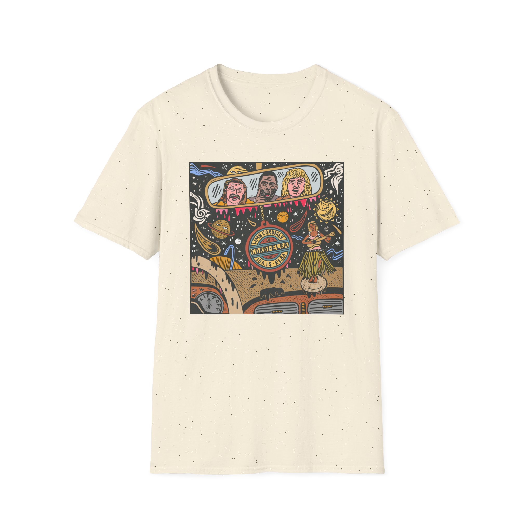 Lime Cordiale Cordi Elba Unisex Softstyle T-Shirt - Image 9