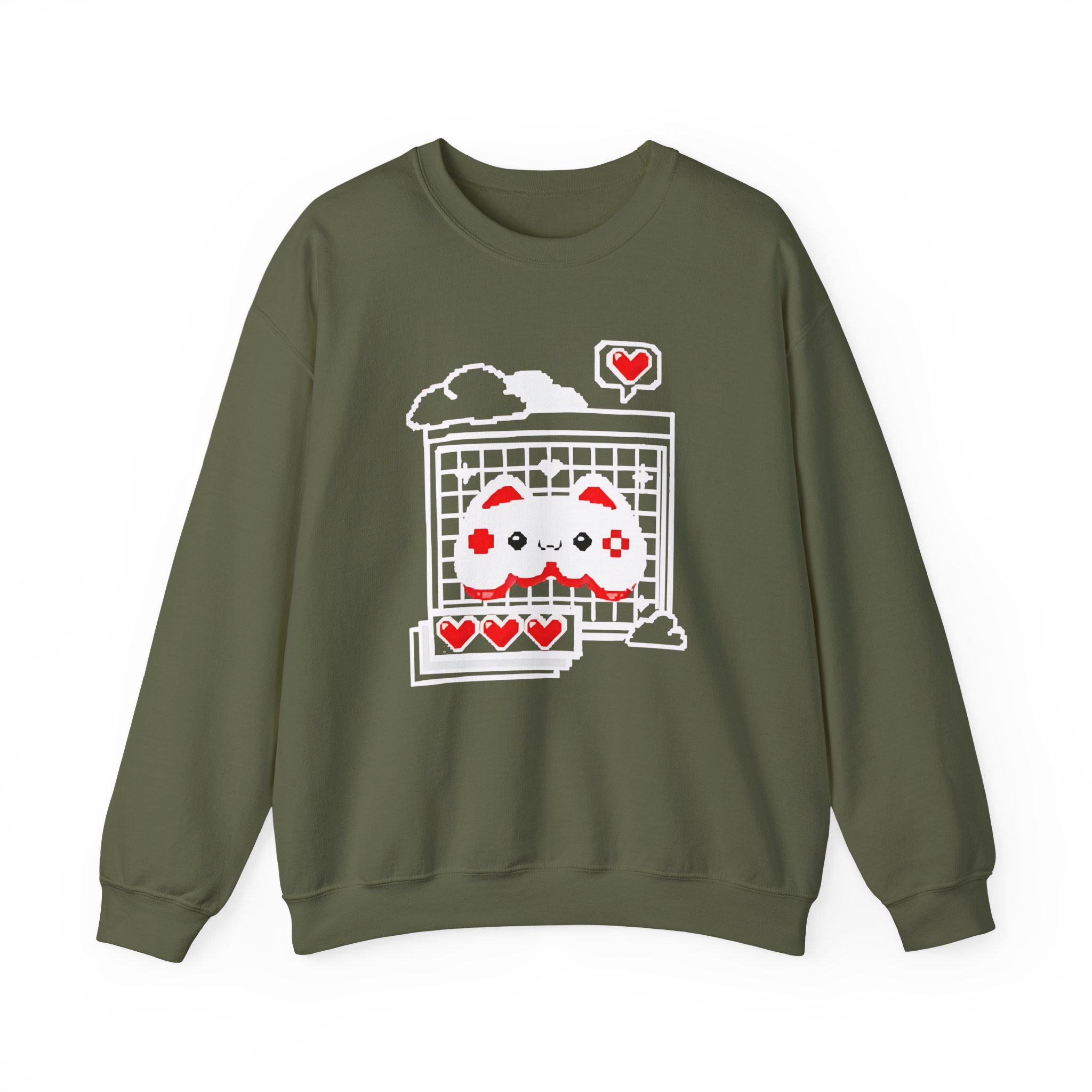 Aphmau Gamer Cat Unisex Heavy Blend™ Crewneck Sweatshirt - Image 7