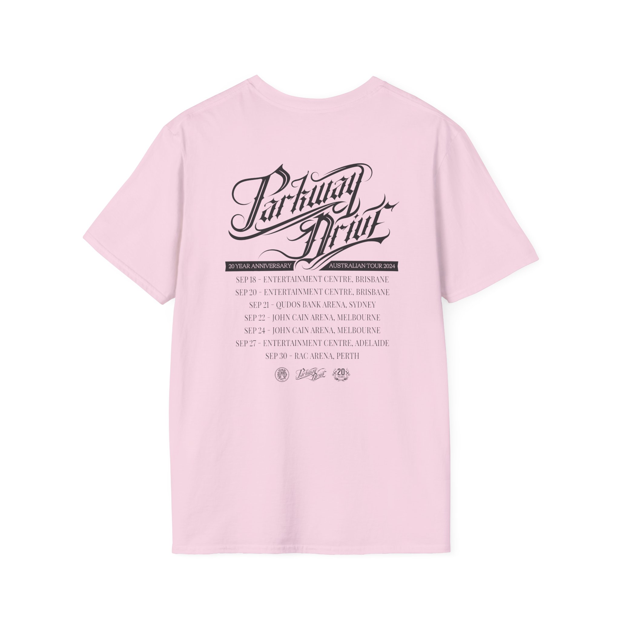Parkway Drive Australian Tour Unisex Softstyle T-Shirt - Image 16