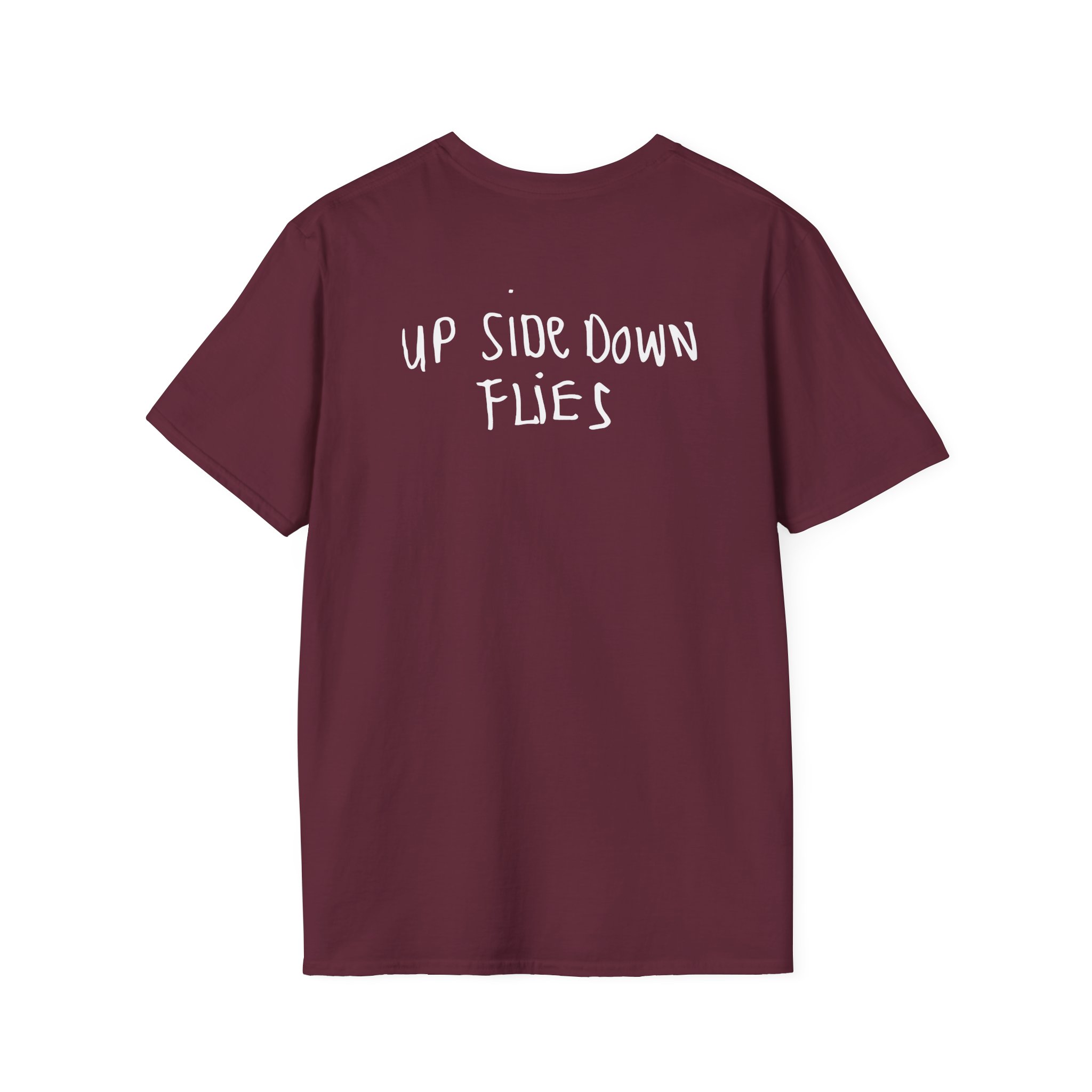Carl Barron Upside Down Flies Unisex Softstyle T-Shirt - Image 4