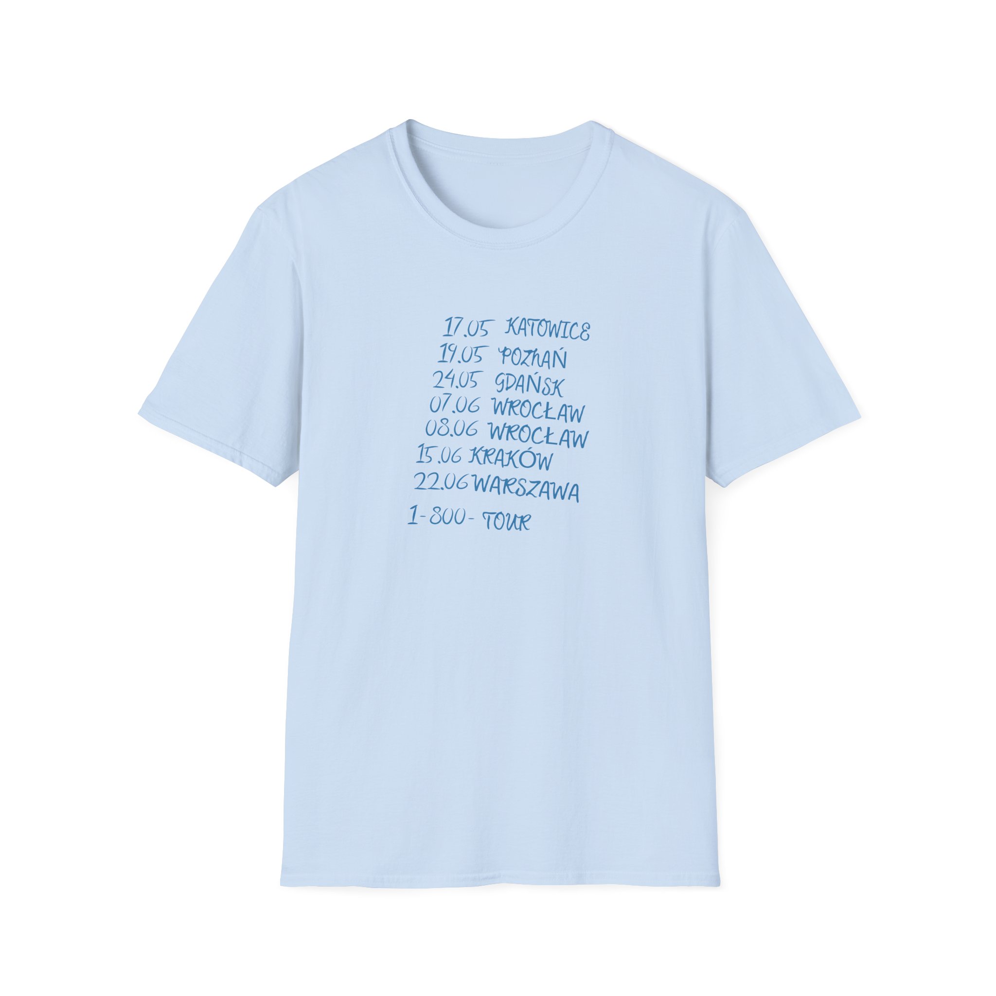 Taco Hemingway 1-800-tour Unisex Softstyle T-Shirt - Image 11