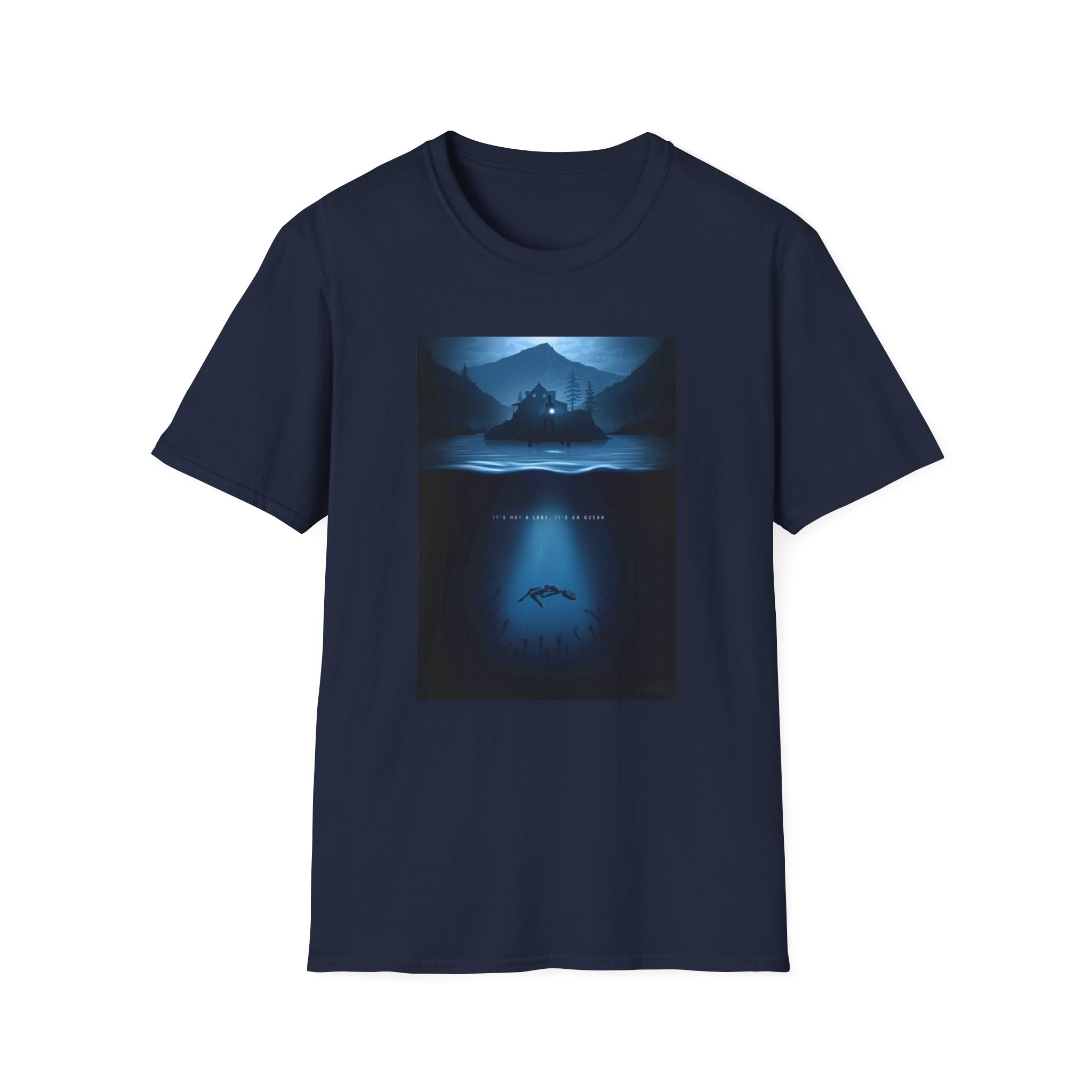 Alan Wake It’s not a lake it’s an ocean Unisex Softstyle T-Shirt - Image 5