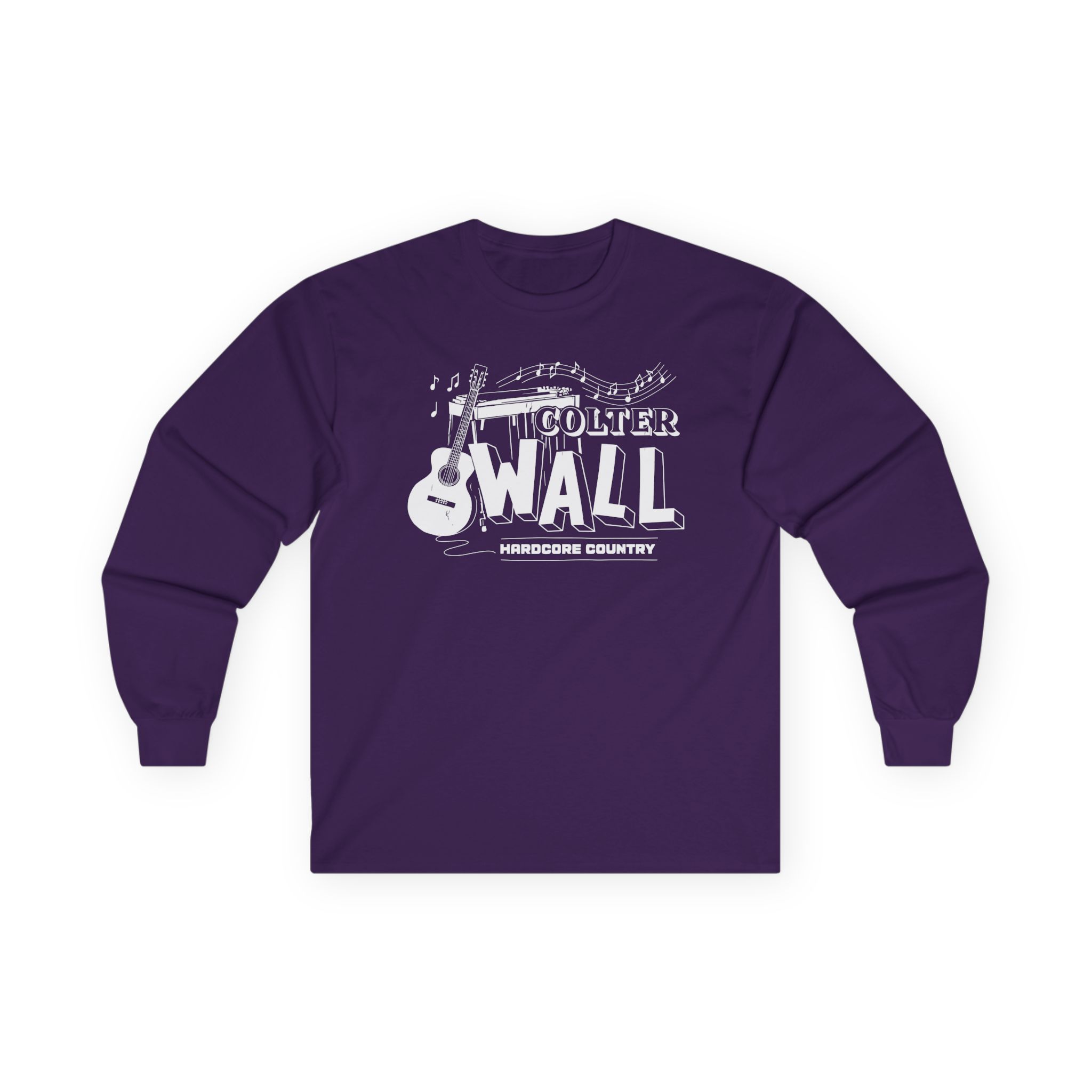 Colter Wall Hardcore Country Unisex Ultra Cotton Long Sleeve Tee - Image 13
