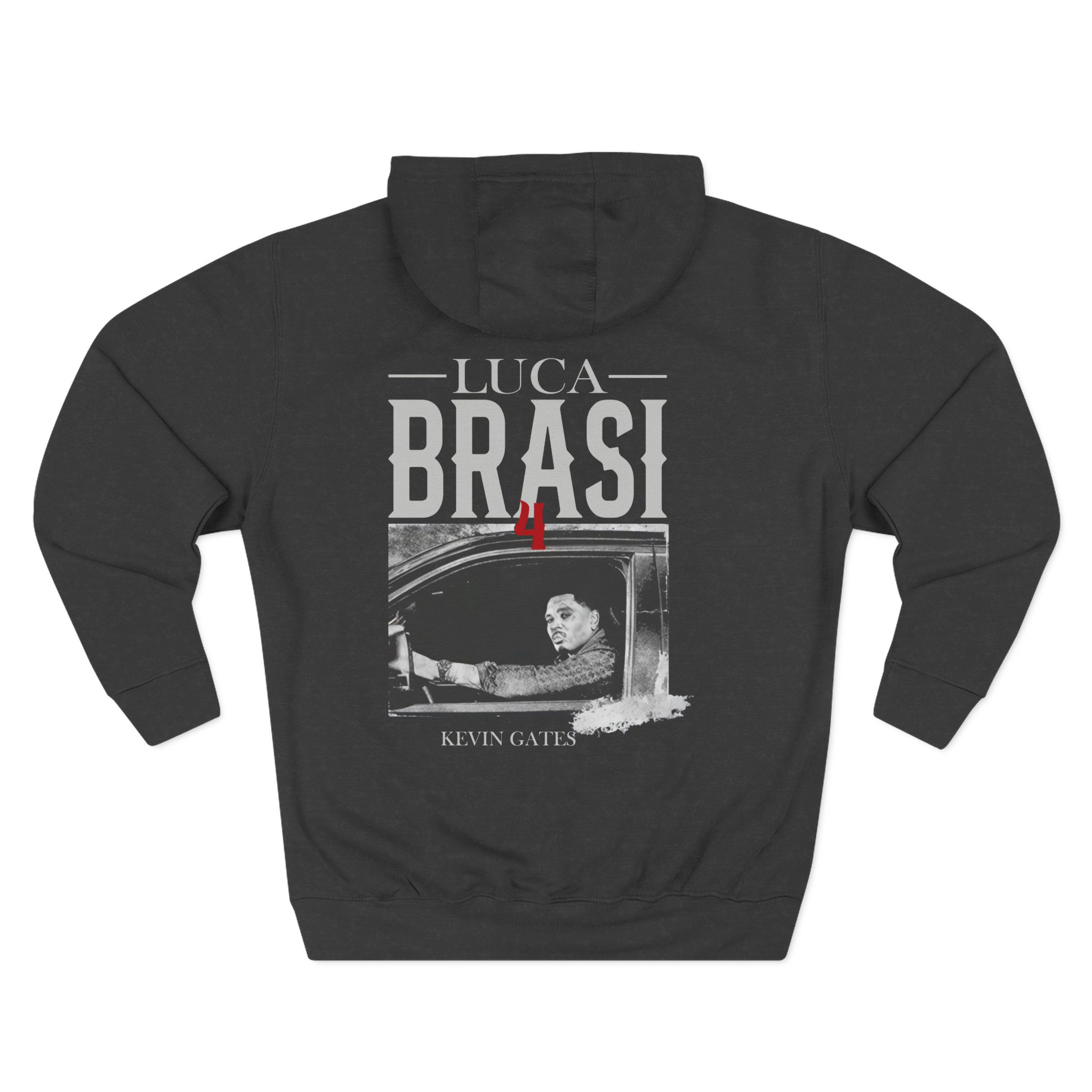 Kevin Gates Luca Brasi Three-Panel Fleece Hoodie - Image 4