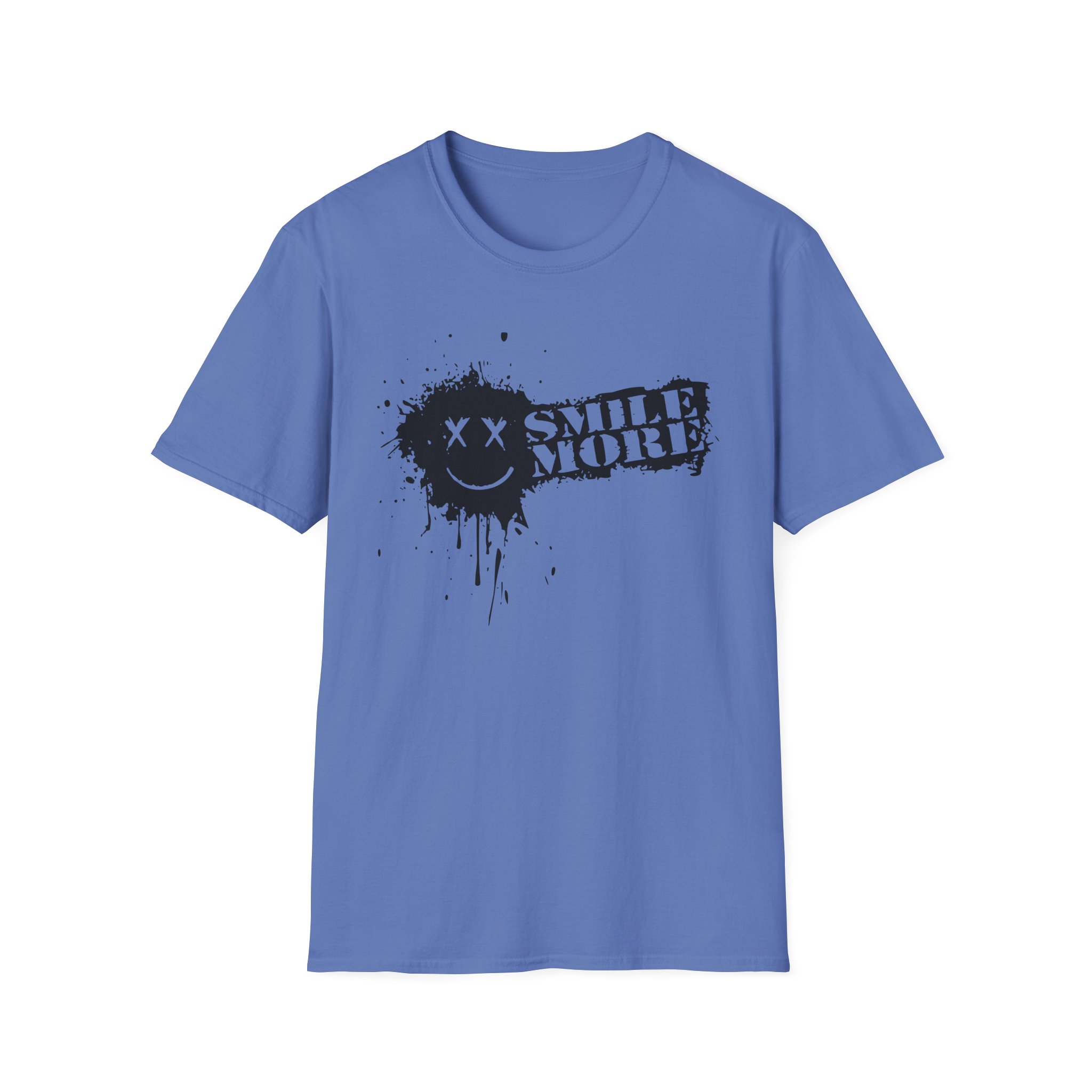 Roman Atwood Smile More Splatter Unisex Softstyle T-Shirt - Image 23