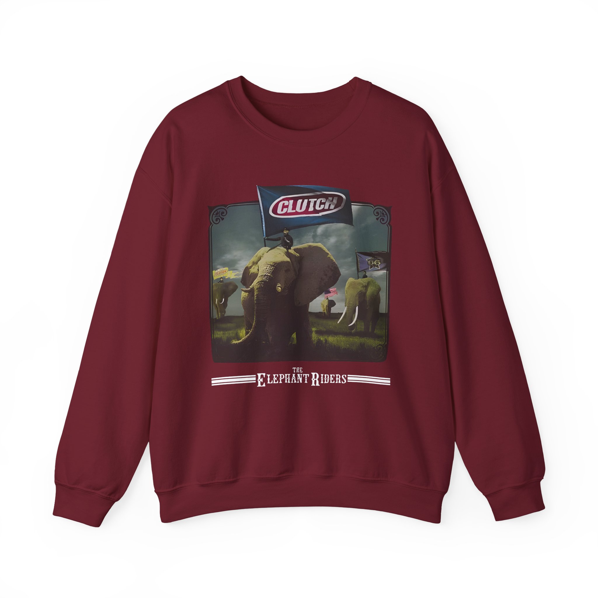 Clutch Elephant Riders Unisex Heavy Blend™ Crewneck Sweatshirt - Image 23