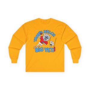 New Heights Travis Kelce Big Yeti Unisex Ultra Cotton Long Sleeve Tee