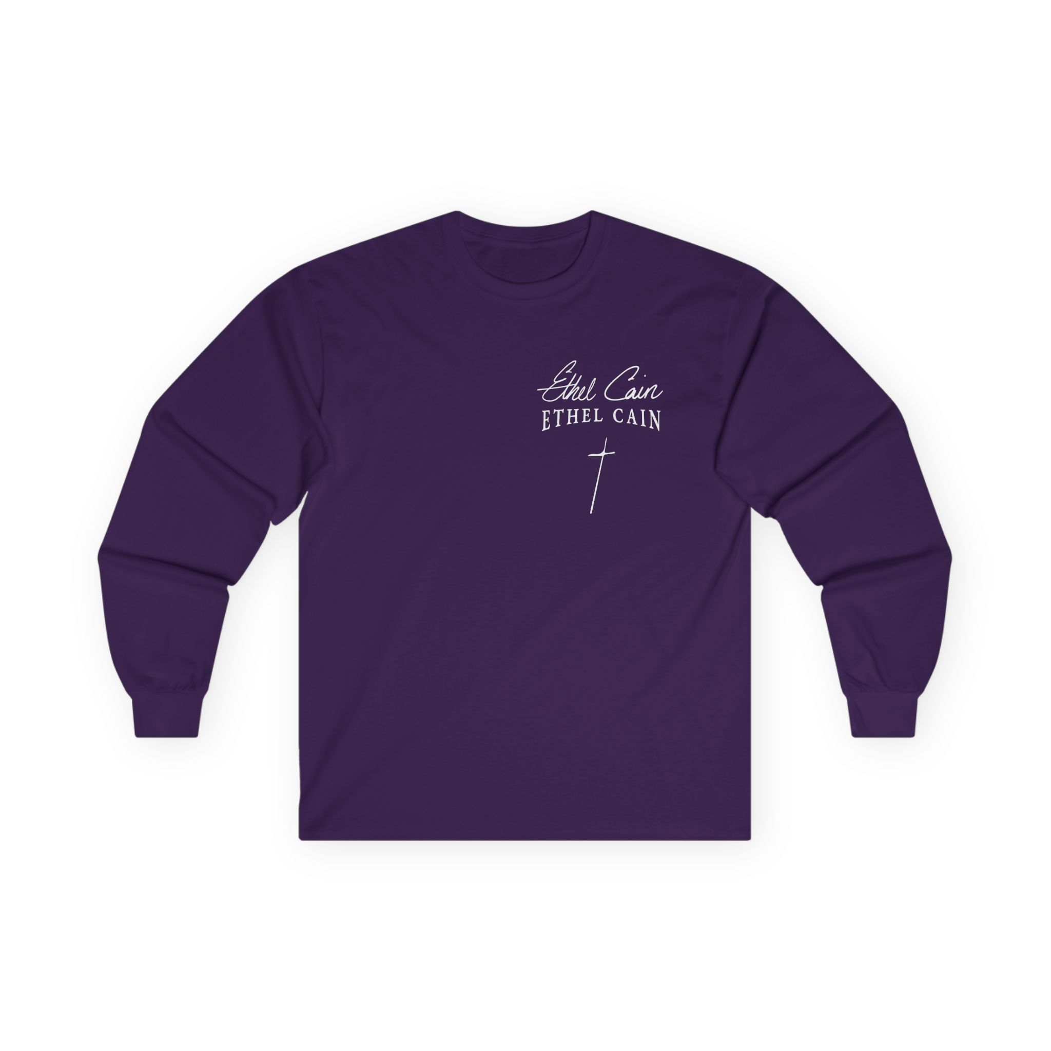 Ethel Cain Logo Unisex Ultra Cotton Long Sleeve Tee - Image 15