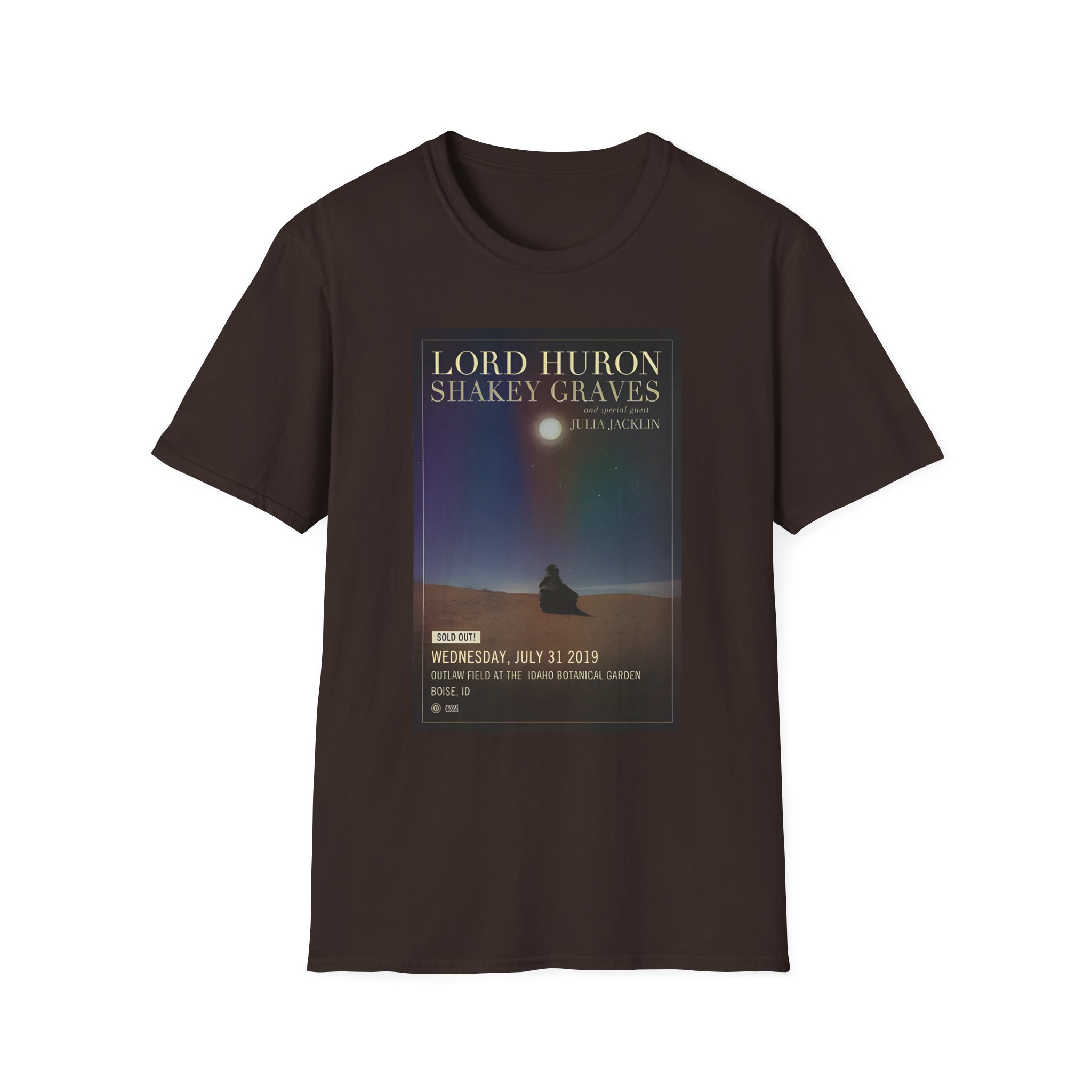 Lord Huron at Knitting Factory Unisex Softstyle T-Shirt - Image 5