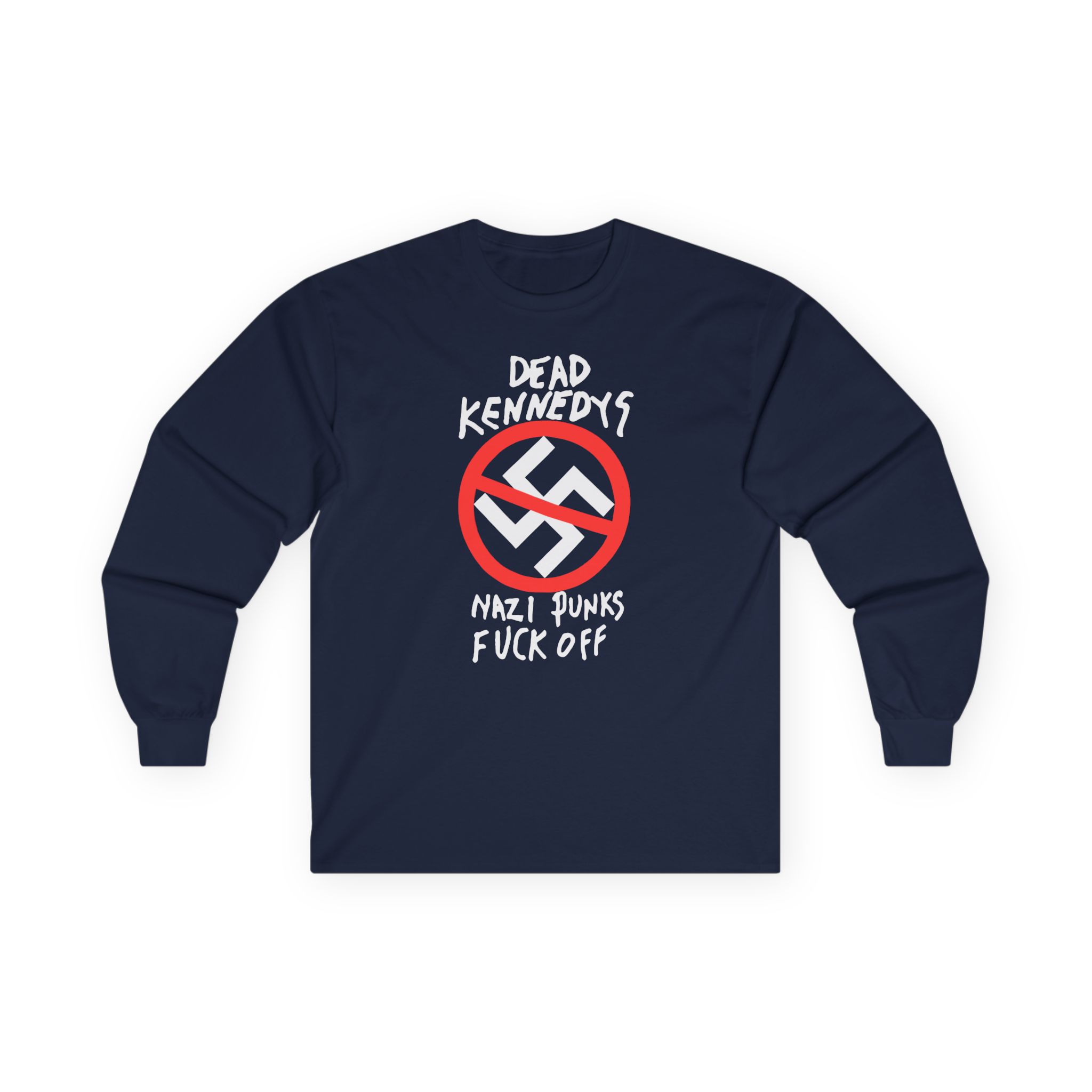 Dead Kennedys Nazi Punks Fuck Off Unisex Ultra Cotton Long Sleeve Tee - Image 9
