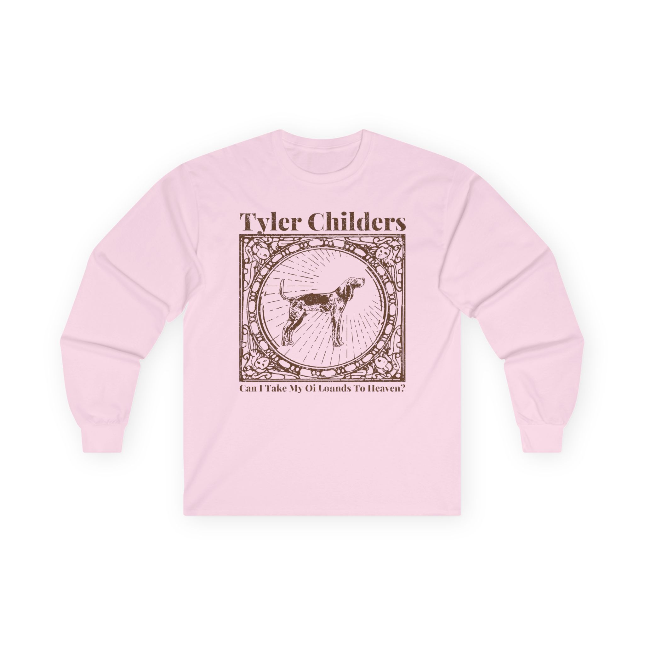 Tyler Childers Beige Hound Unisex Ultra Cotton Long Sleeve Tee - Image 11