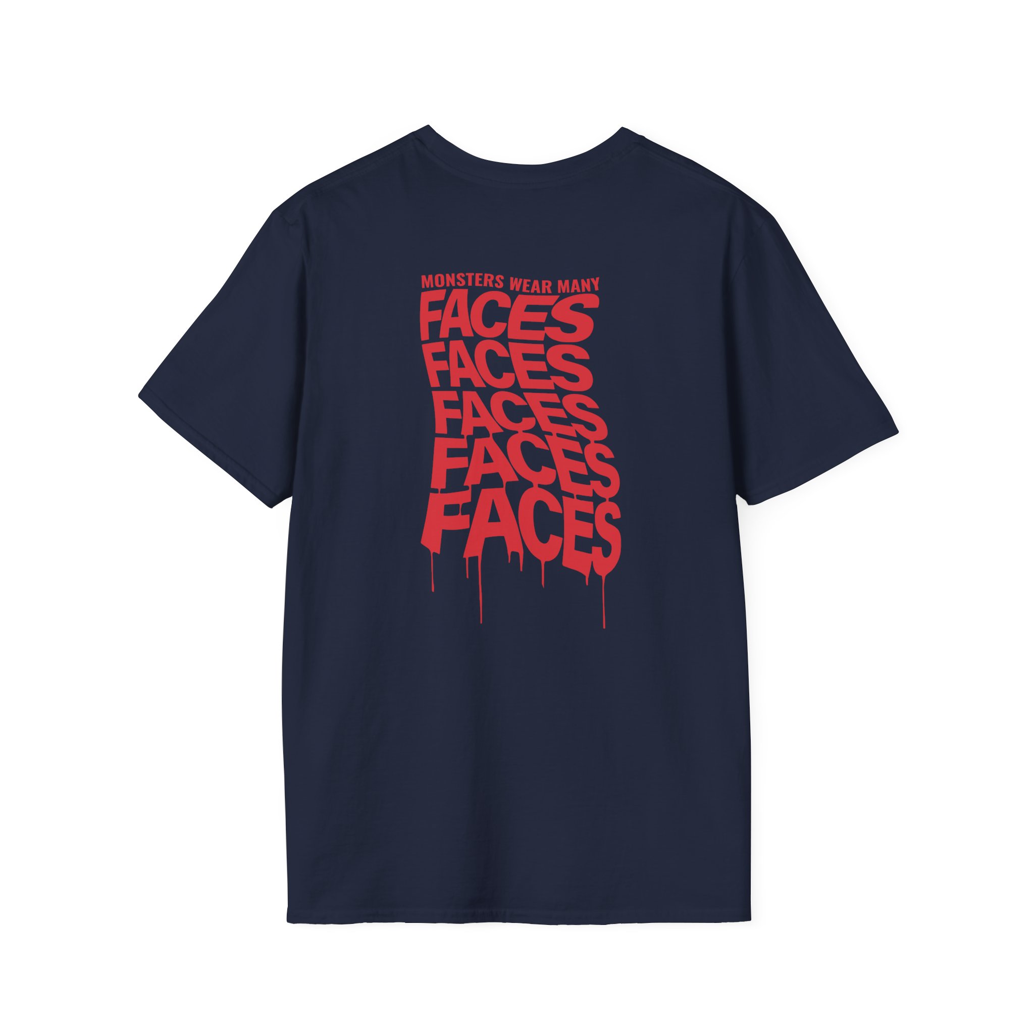 Alan Wake Faces Unisex Softstyle T-Shirt - Image 14
