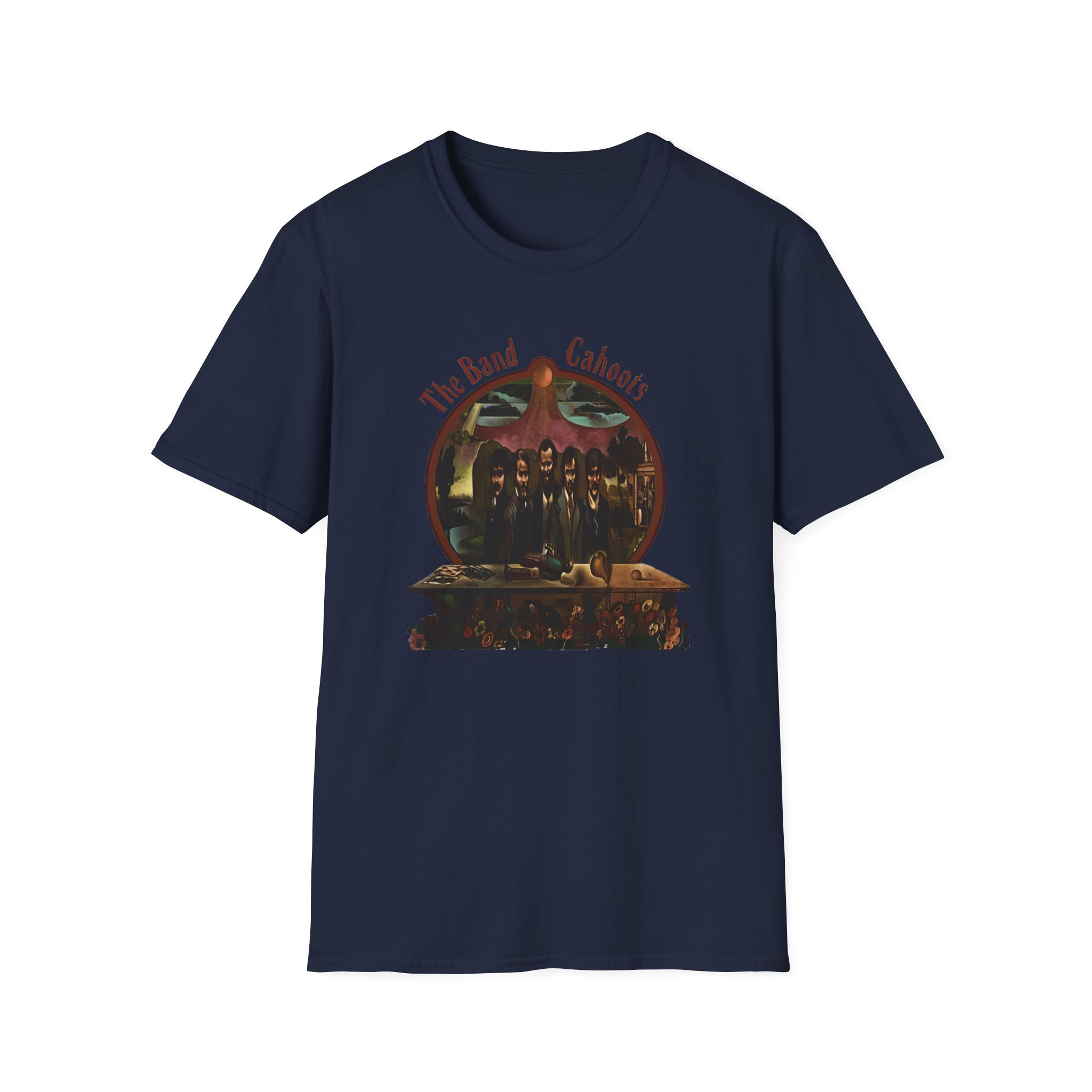 The Band Cahoots 50th Anniversary Unisex Softstyle T-Shirt - Image 7