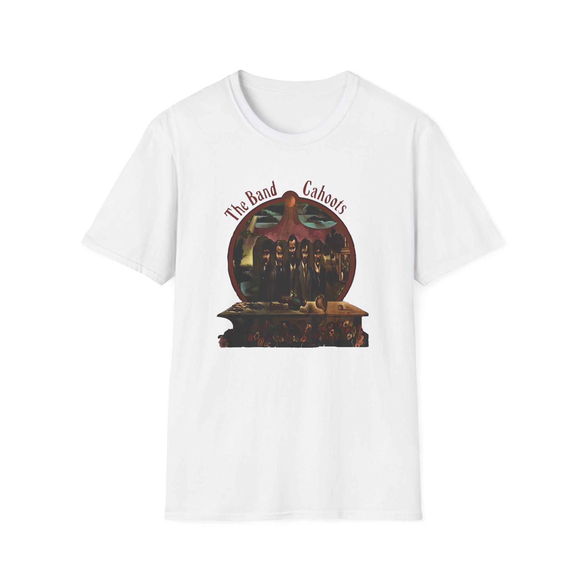 The Band Cahoots 50th Anniversary Unisex Softstyle T-Shirt - Image 3