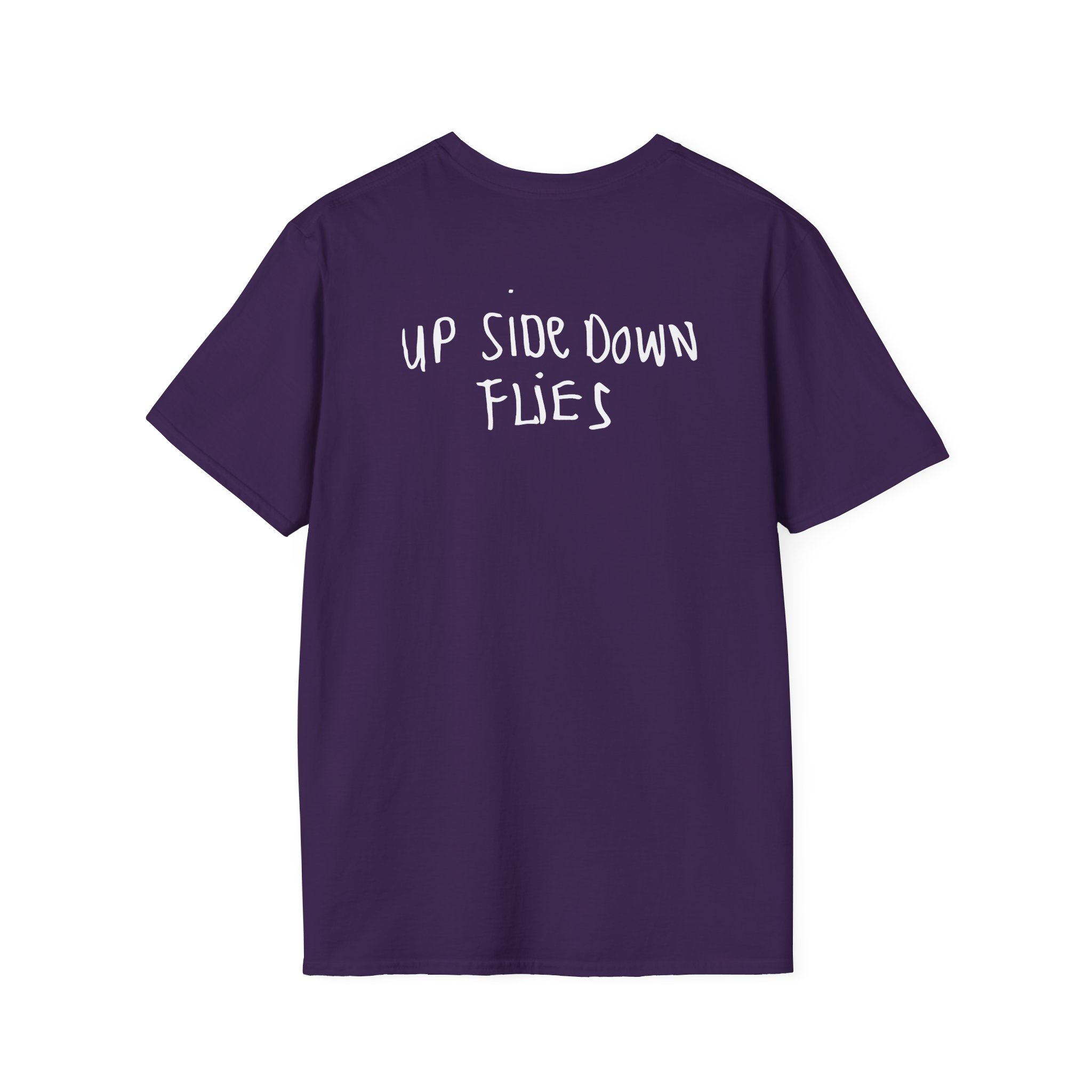 Carl Barron Upside Down Flies Unisex Softstyle T-Shirt - Image 20