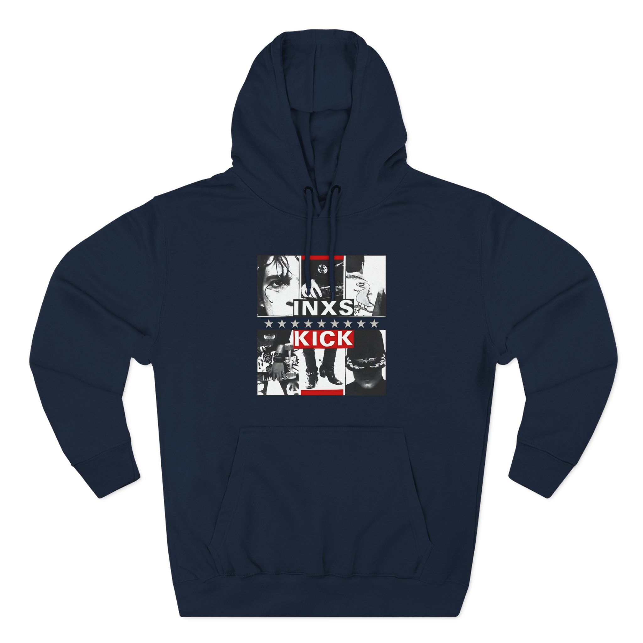 Inxs Kick Tour Three-Panel Fleece Hoodie - Image 11