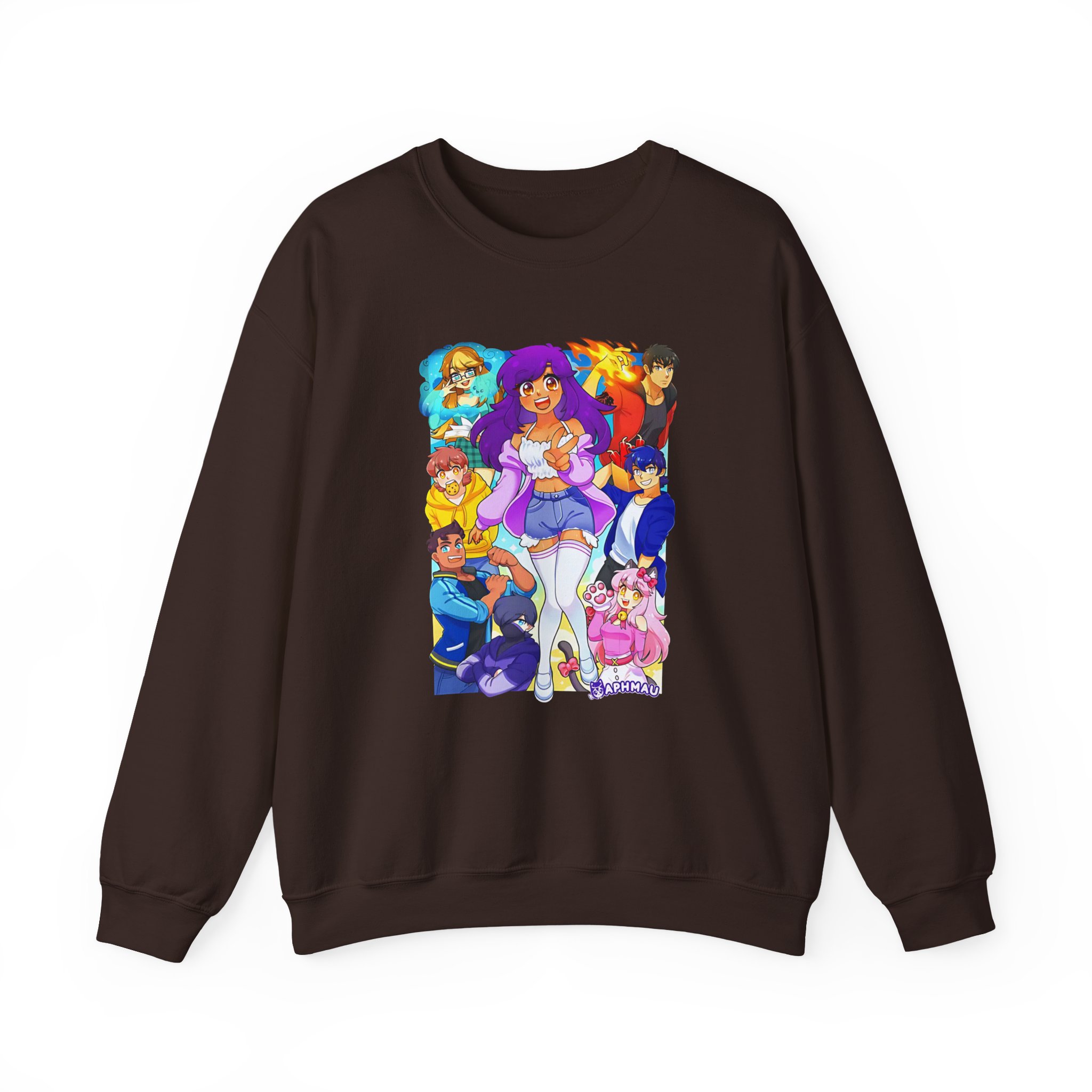 Aphmau & Friends Unisex Heavy Blend™ Crewneck Sweatshirt - Image 5