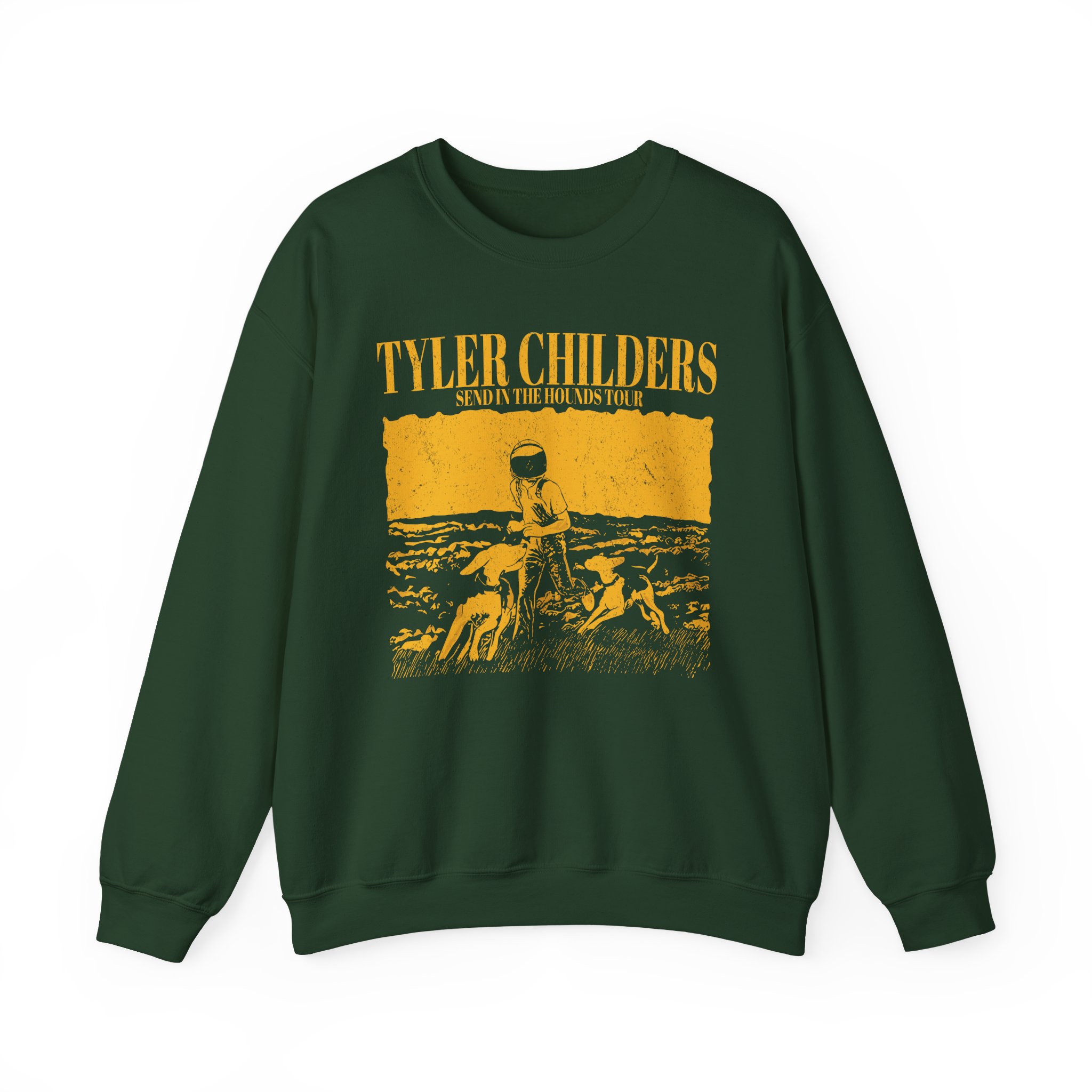 Tyler Childers Grey Hounds Tour Unisex Heavy Blend™ Crewneck Sweatshirt - Image 7